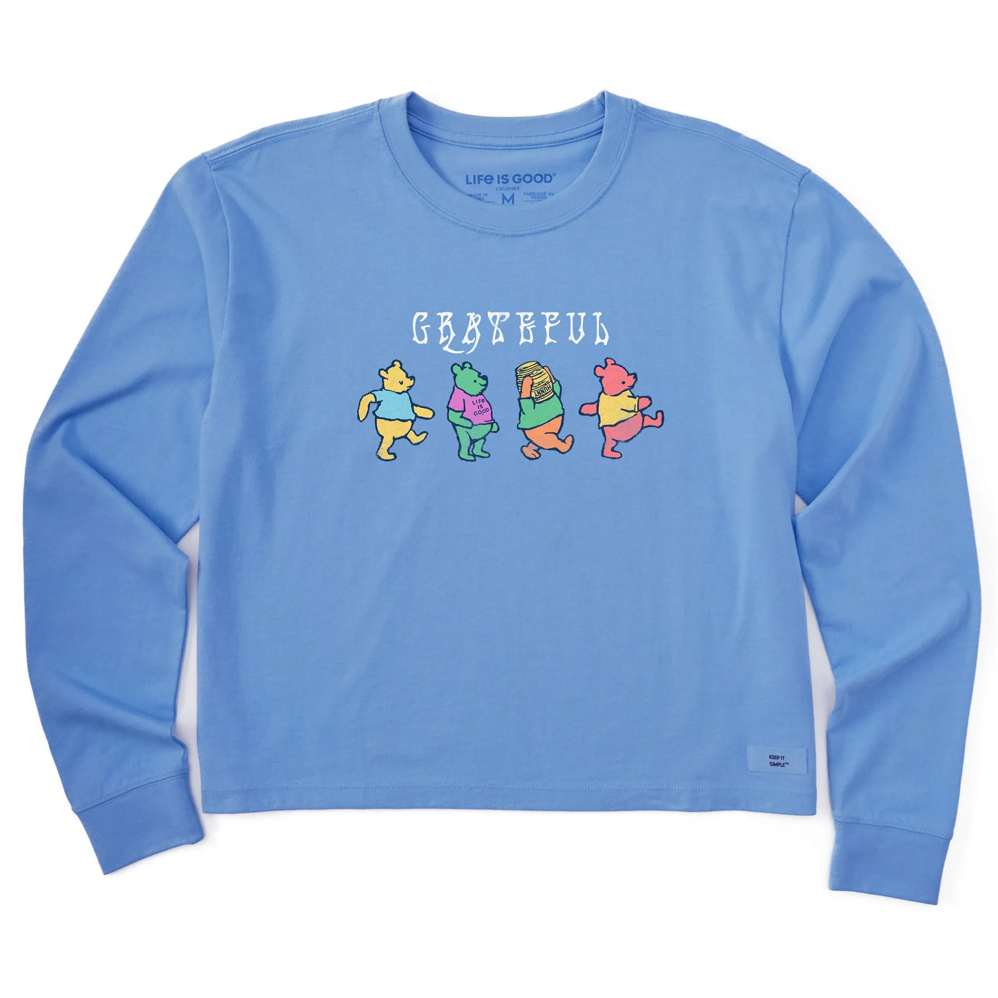 Women's Grateful Winnies Long Sleeve Crusher Boxy Tee Life is Good