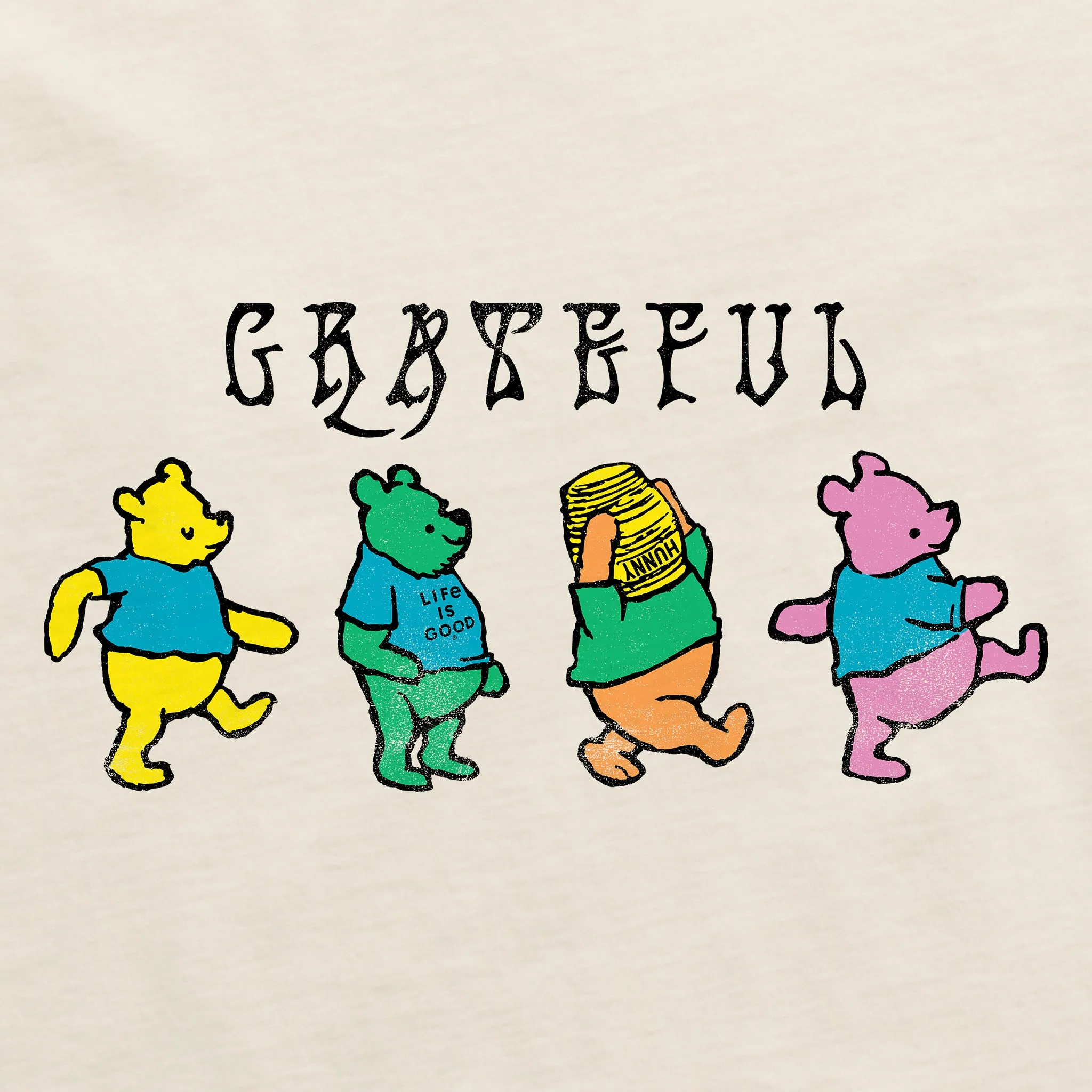 Women's Grateful Winnies Long Sleeve Crusher Boxy Tee Life is Good