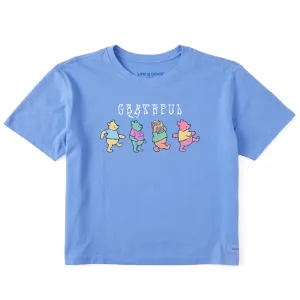 Women's Grateful Winnies Short Sleeve Crusher Boxy Tee Life is Good