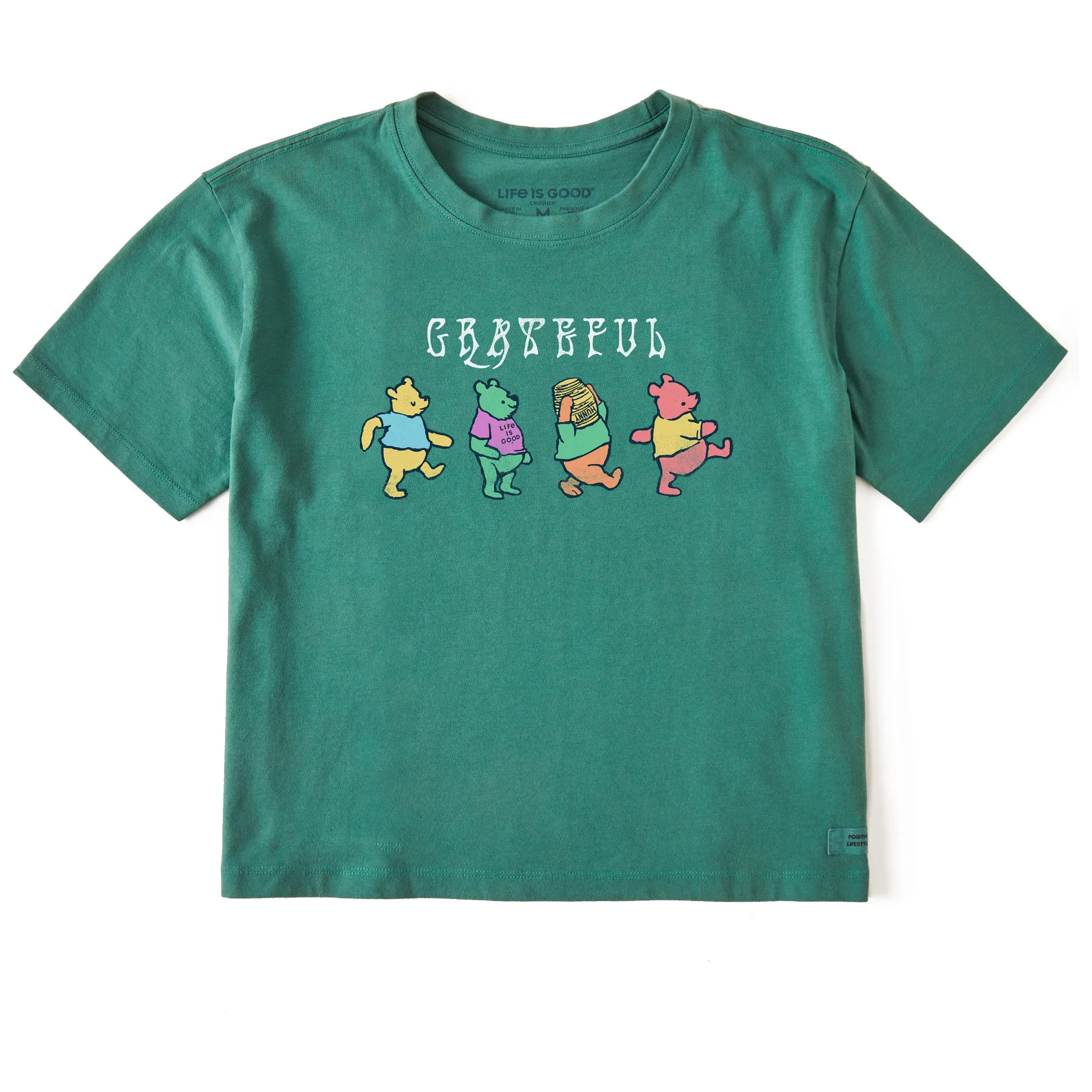 Women's Grateful Winnies Short Sleeve Crusher Boxy Tee Life is Good