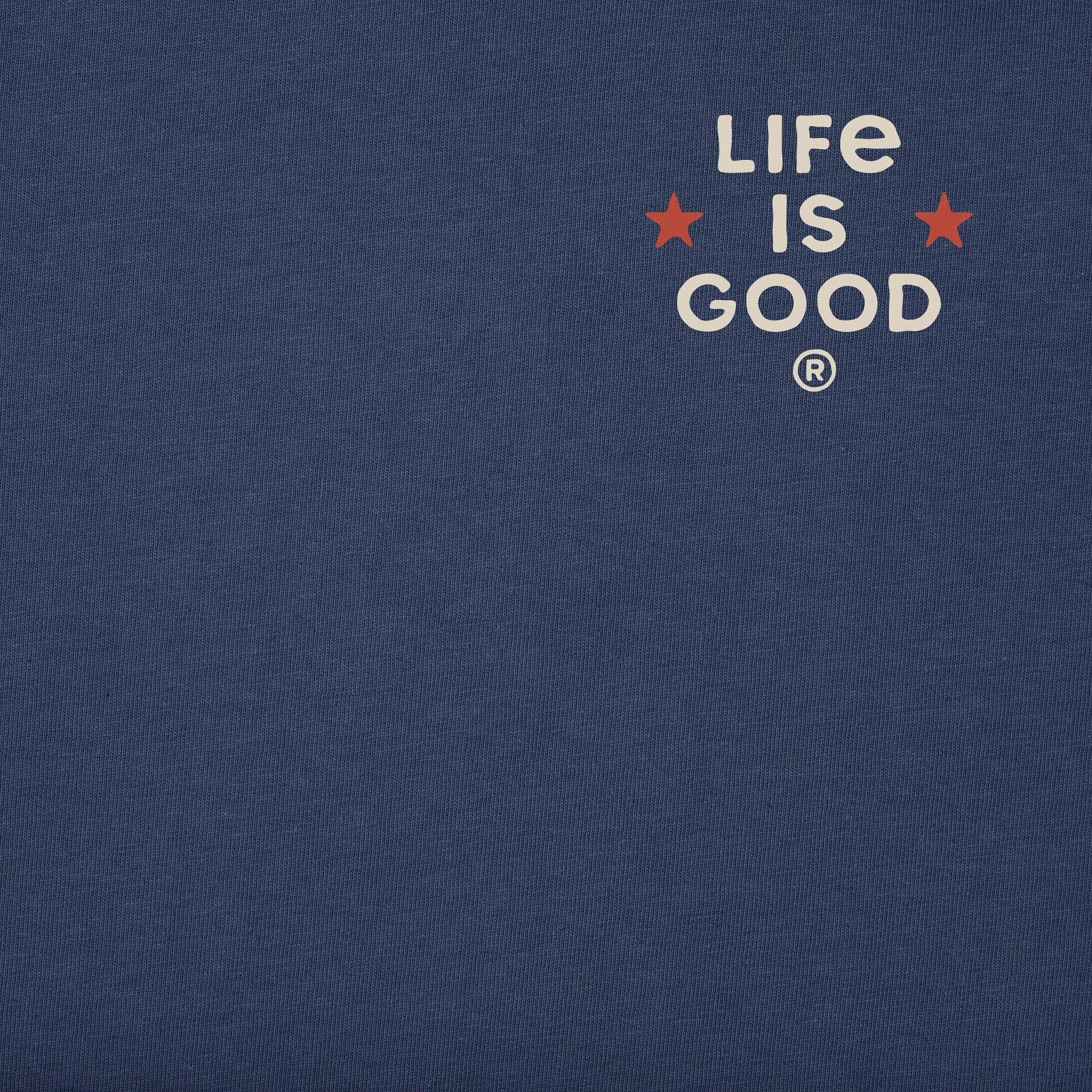 Women's Great American Pastime Short Sleeve Crusher Tee Life is Good