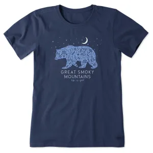 Women's Great Smoky Mountains Bear Short Sleeve Tee Life is Good