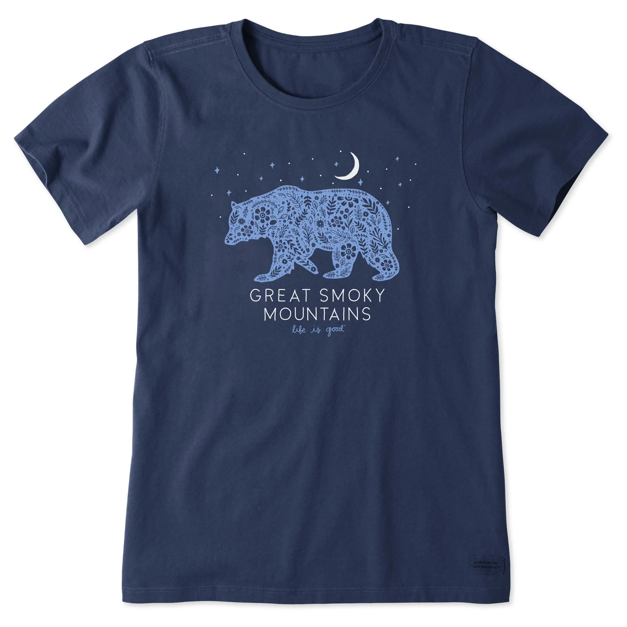 Women's Great Smoky Mountains Bear Short Sleeve Tee Life is Good