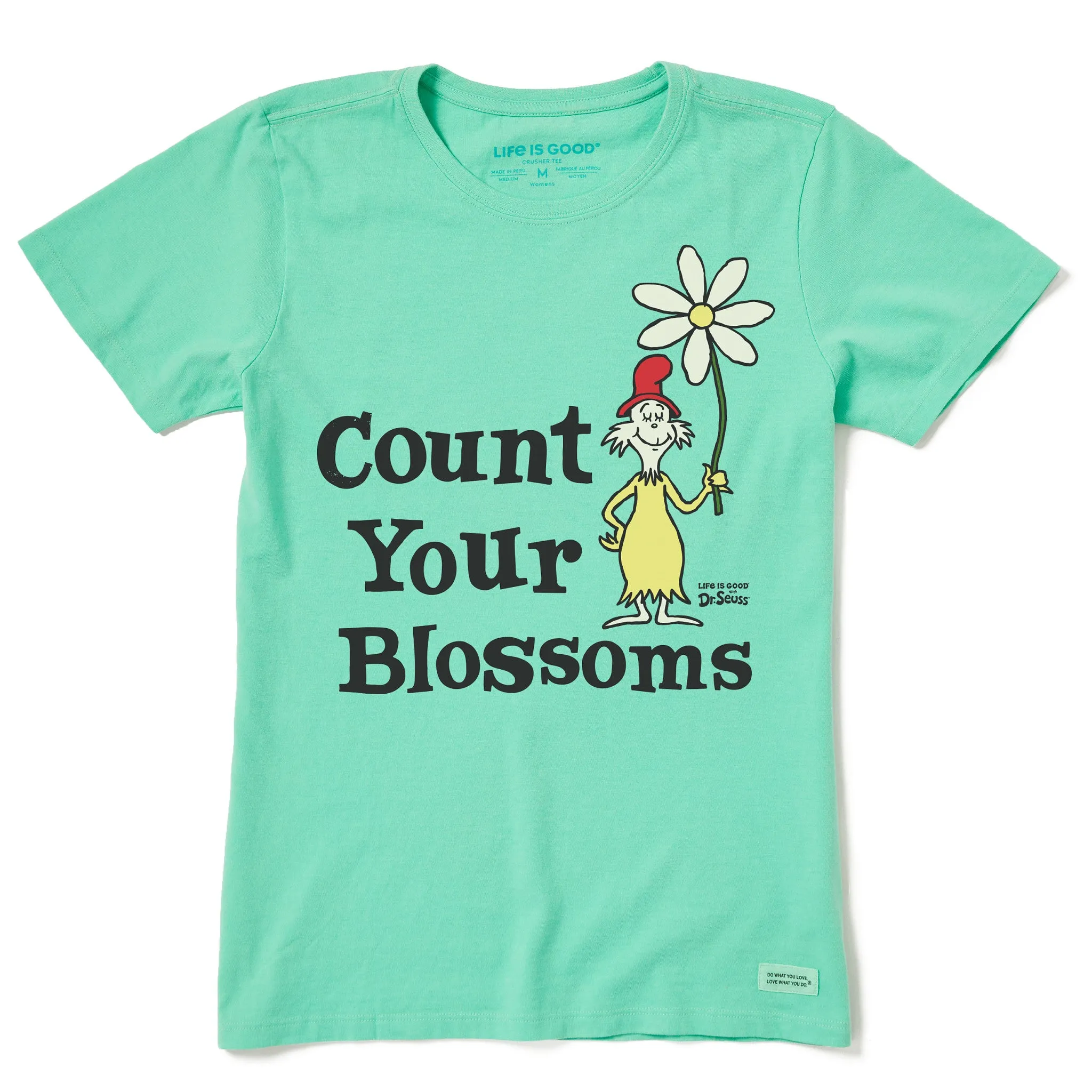 Women's Green Eggs Blossoms Short Sleeve Crusher-LITE Tee Life is Good