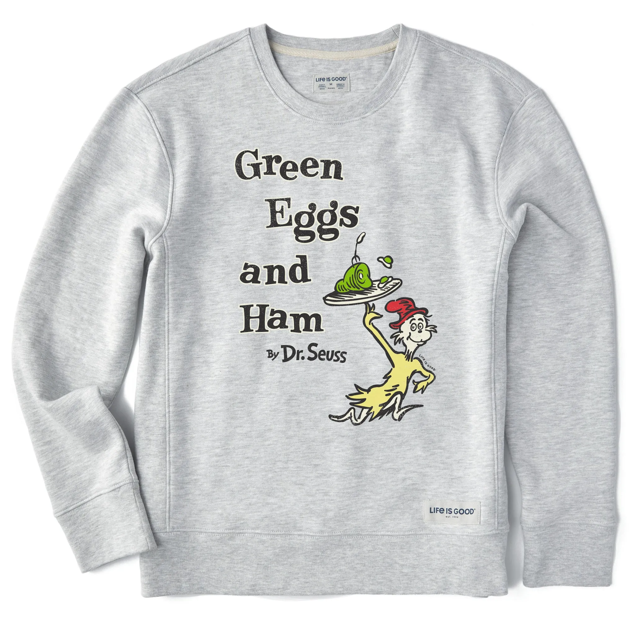 Women's Green Eggs Sam with Tray Simply True Crew Life is Good