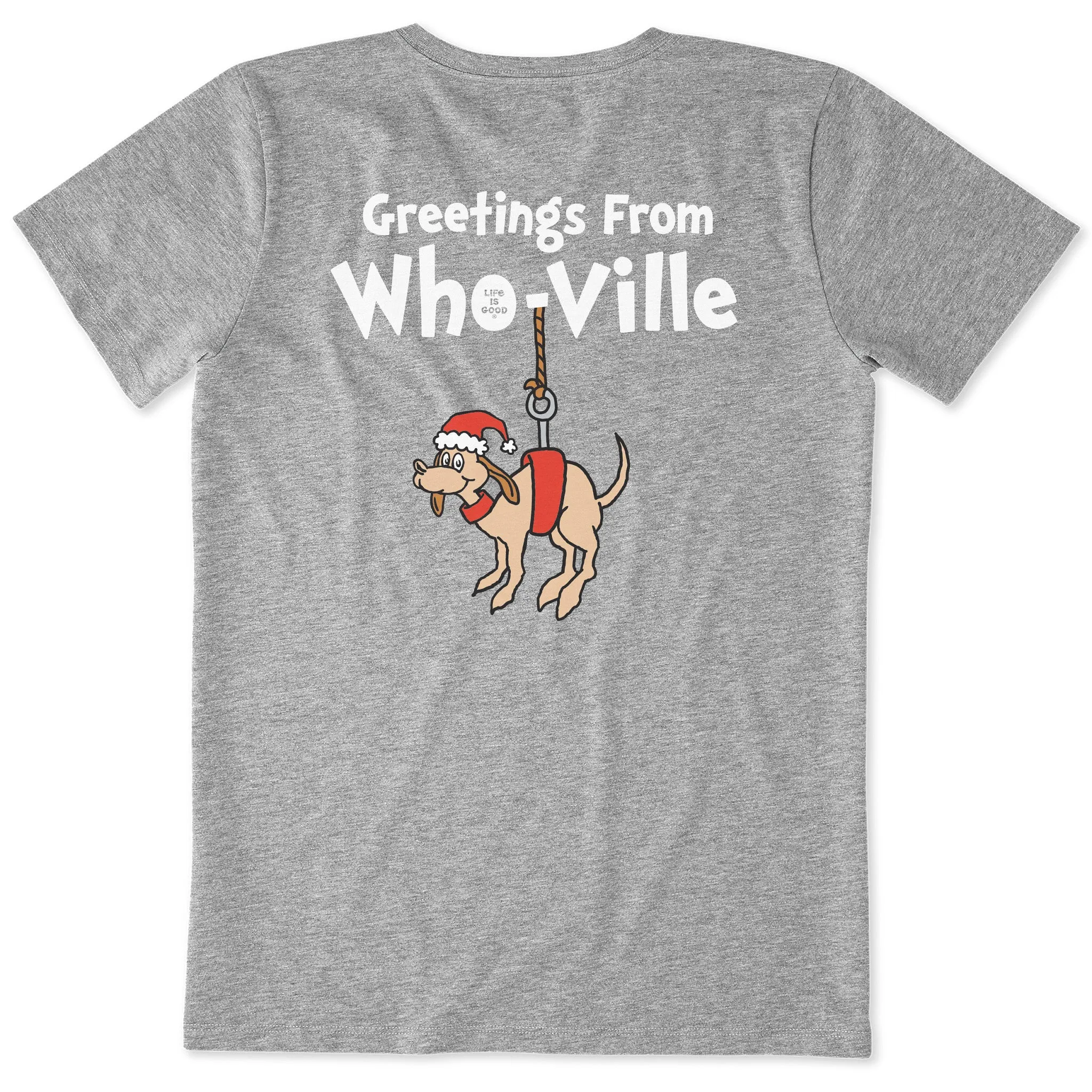 Women's Greetings From Who-Ville Short Sleeve Crusher Tee Life is Good