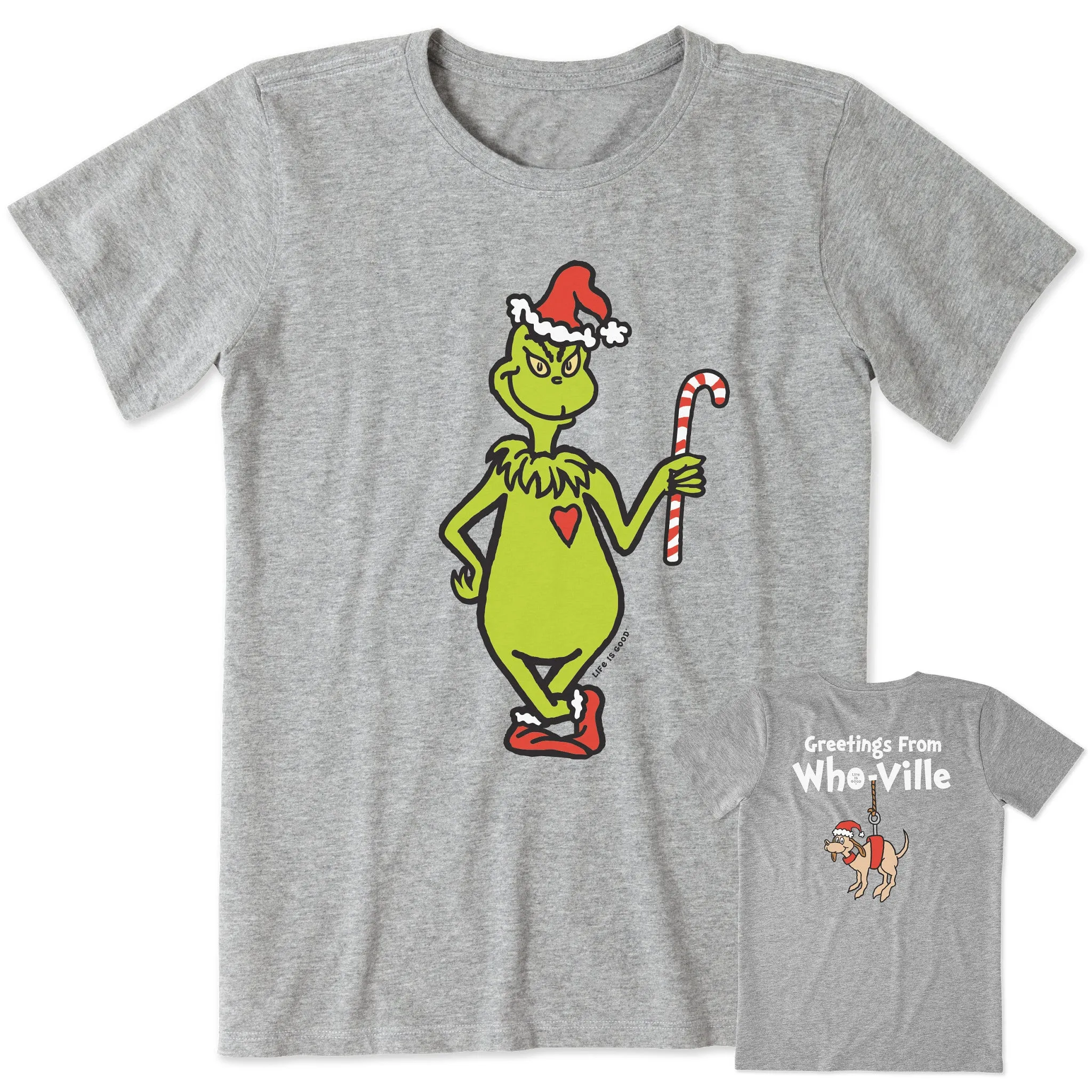 Women's Greetings From Who-Ville Short Sleeve Crusher Tee Life is Good