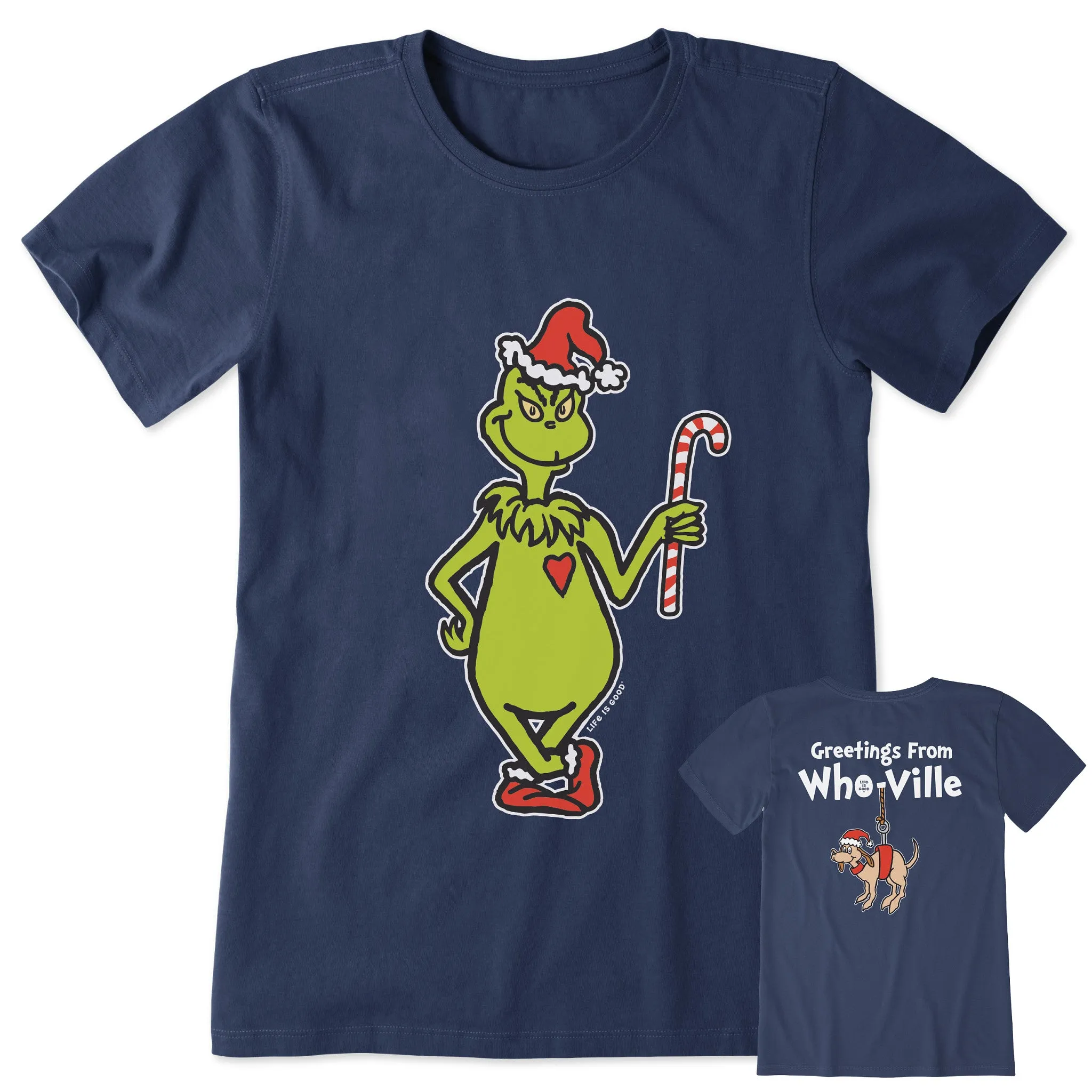 Women's Greetings From Who-Ville Short Sleeve Crusher Tee Life is Good