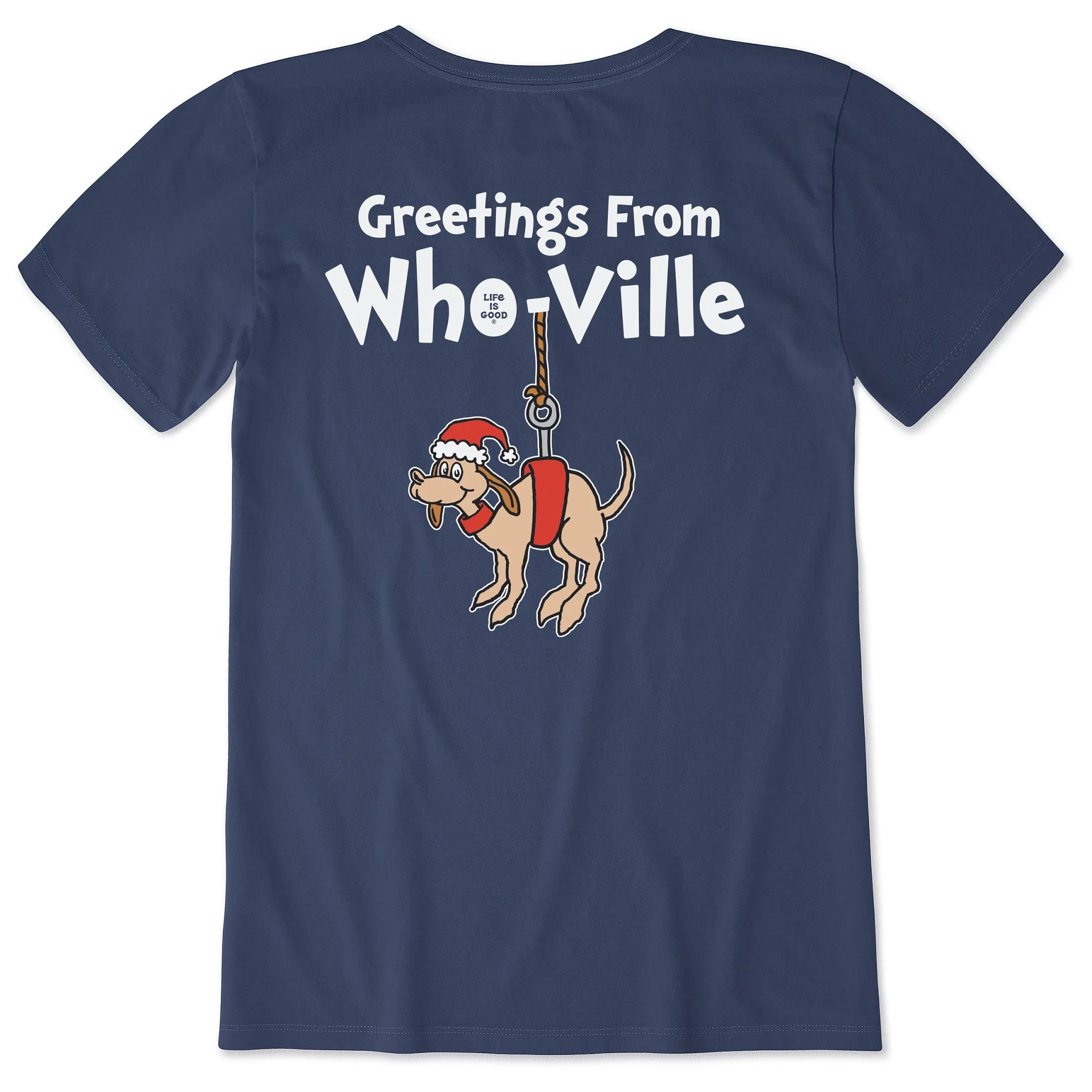 Women's Greetings From Who-Ville Short Sleeve Crusher Tee Life is Good