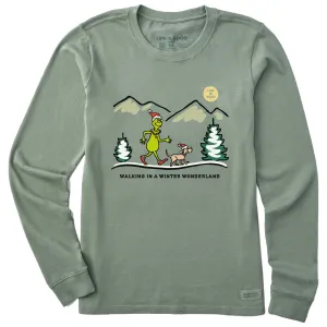 Women's Grinch and Max Scape Long Sleeve Crusher Tee Life is Good