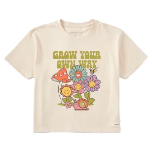 Women's Grow Your Own Way Garden Short Sleeve Crusher Boxy Tee Life is Good