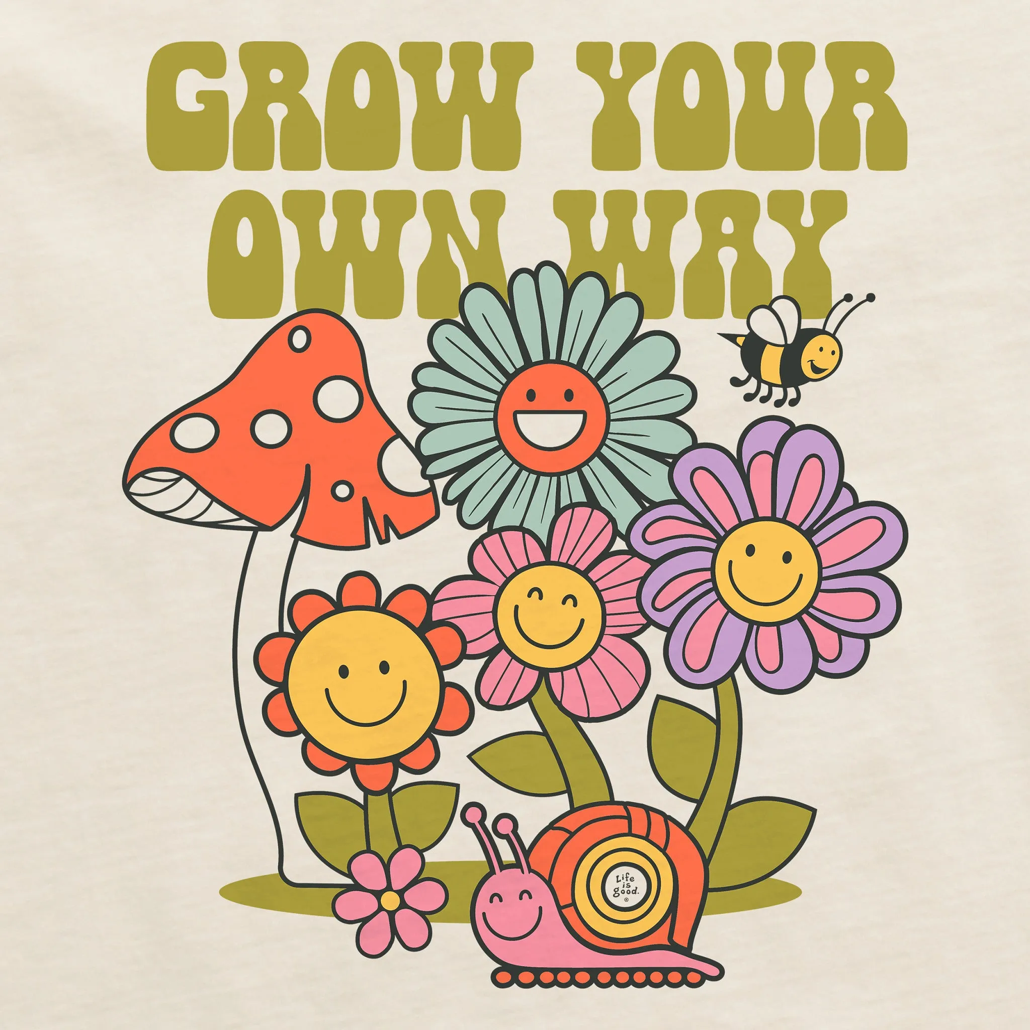 Women's Grow Your Own Way Garden Short Sleeve Crusher Boxy Tee Life is Good