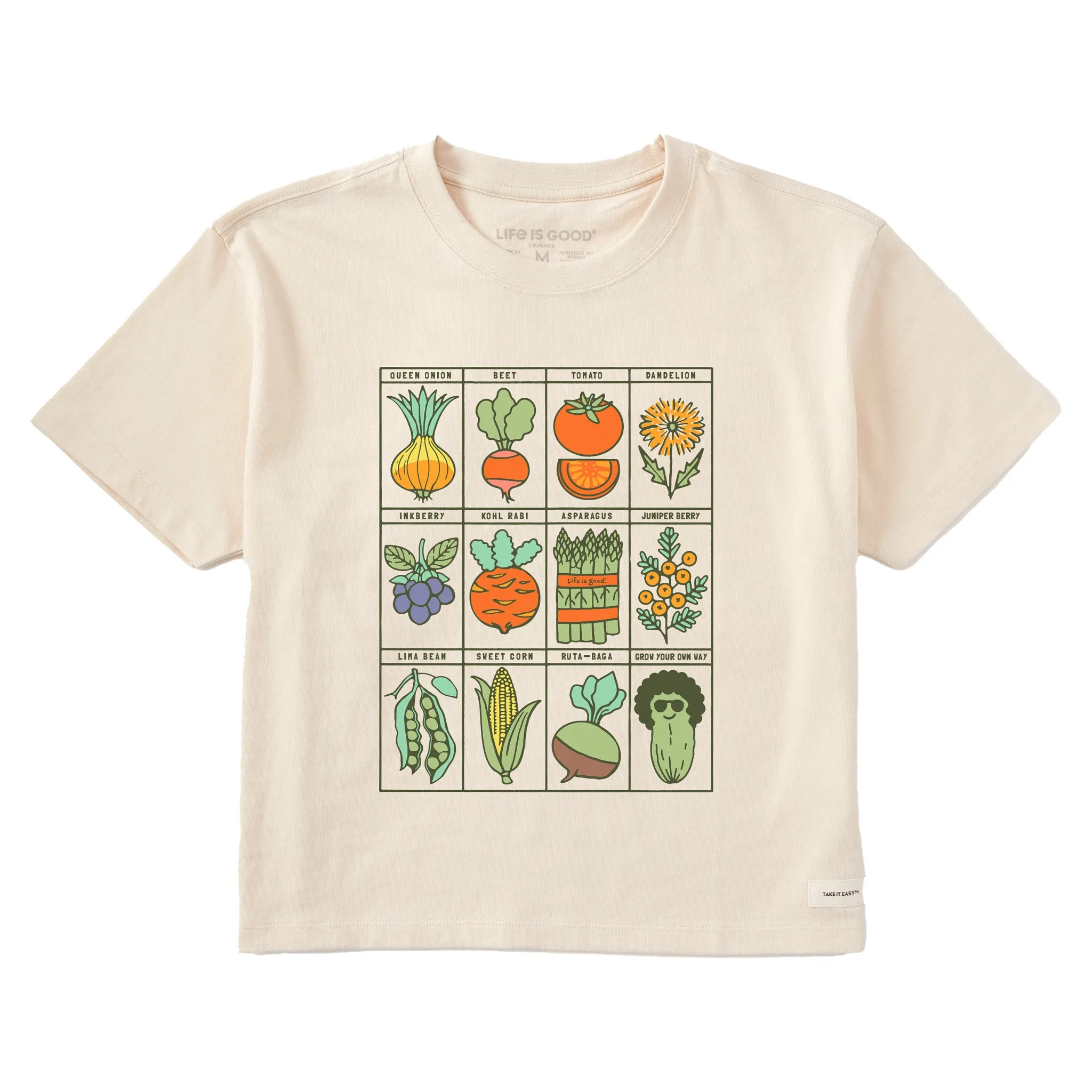 Women's Grow Your Own Way Short Sleeve Crusher Boxy Tee Life is Good