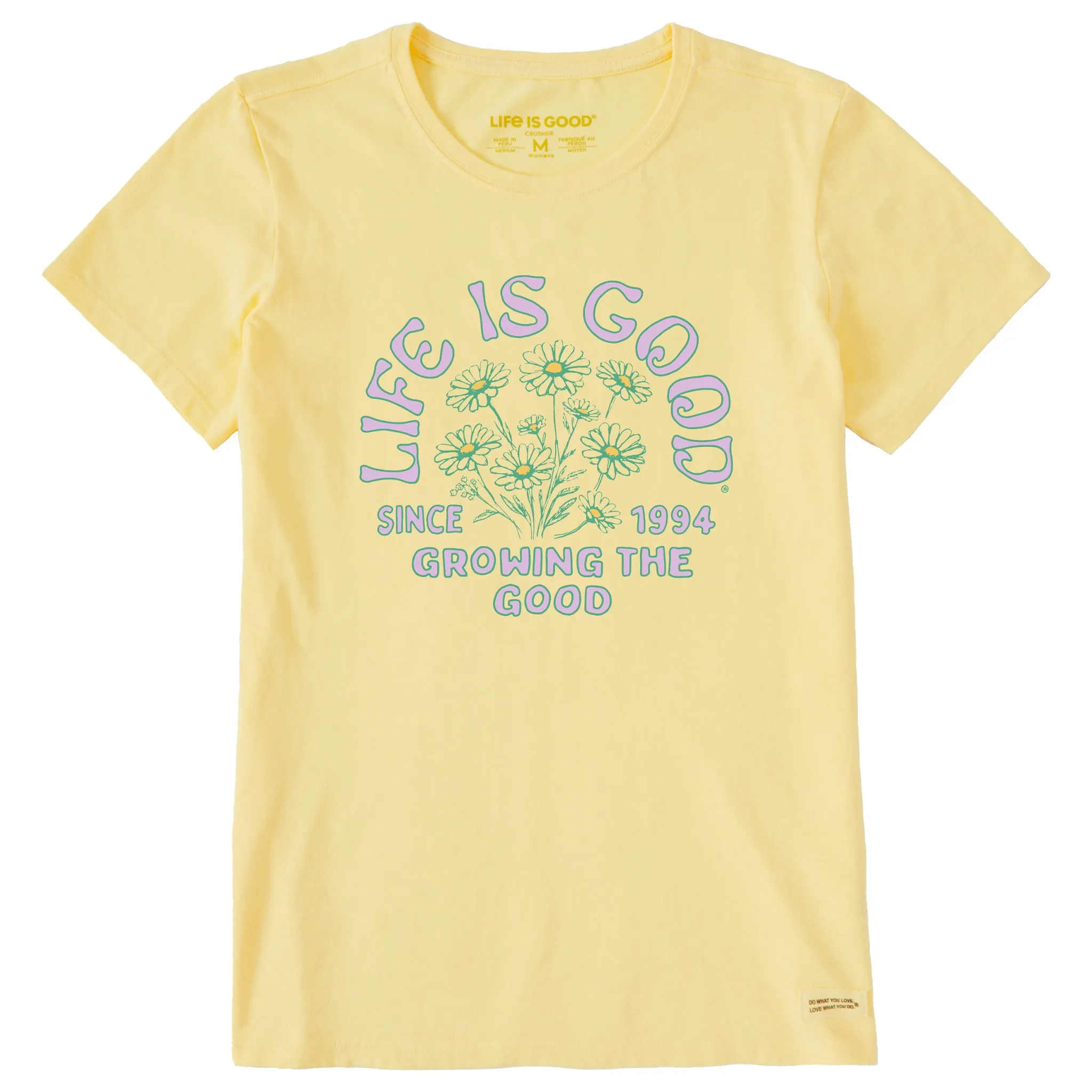 Women's Growing the Good Daisies Short Sleeve Crusher-LITE Tee Life is Good