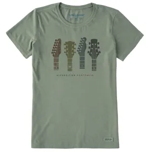 Women's Guitars Div Portfolio Short Sleeve Crusher Tee Life is Good
