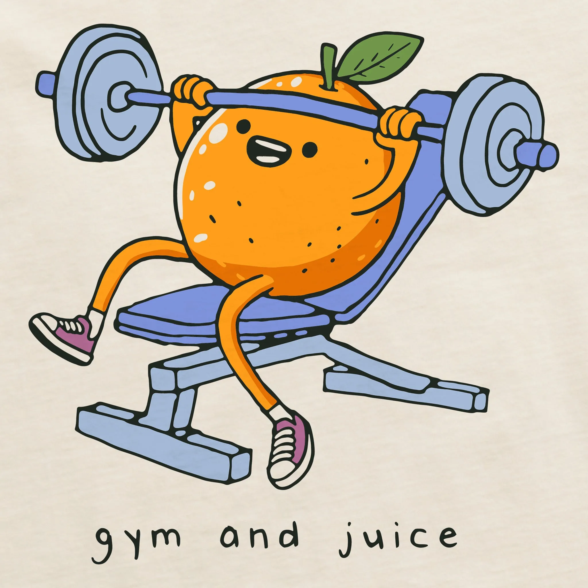 Women's Gym & Juice Short Sleeve Crusher Boxy Tee Life is Good