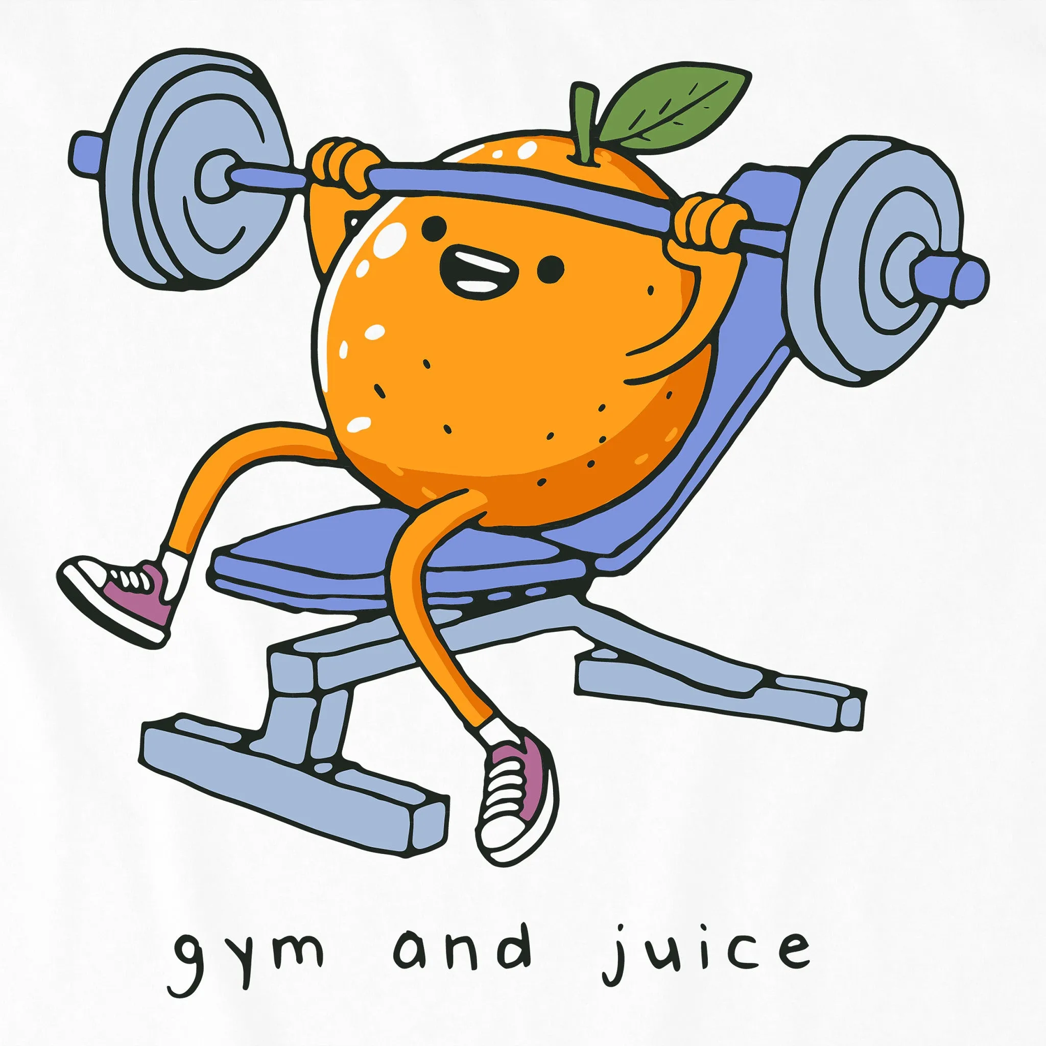 Women's Gym & Juice Short Sleeve Crusher Boxy Tee Life is Good