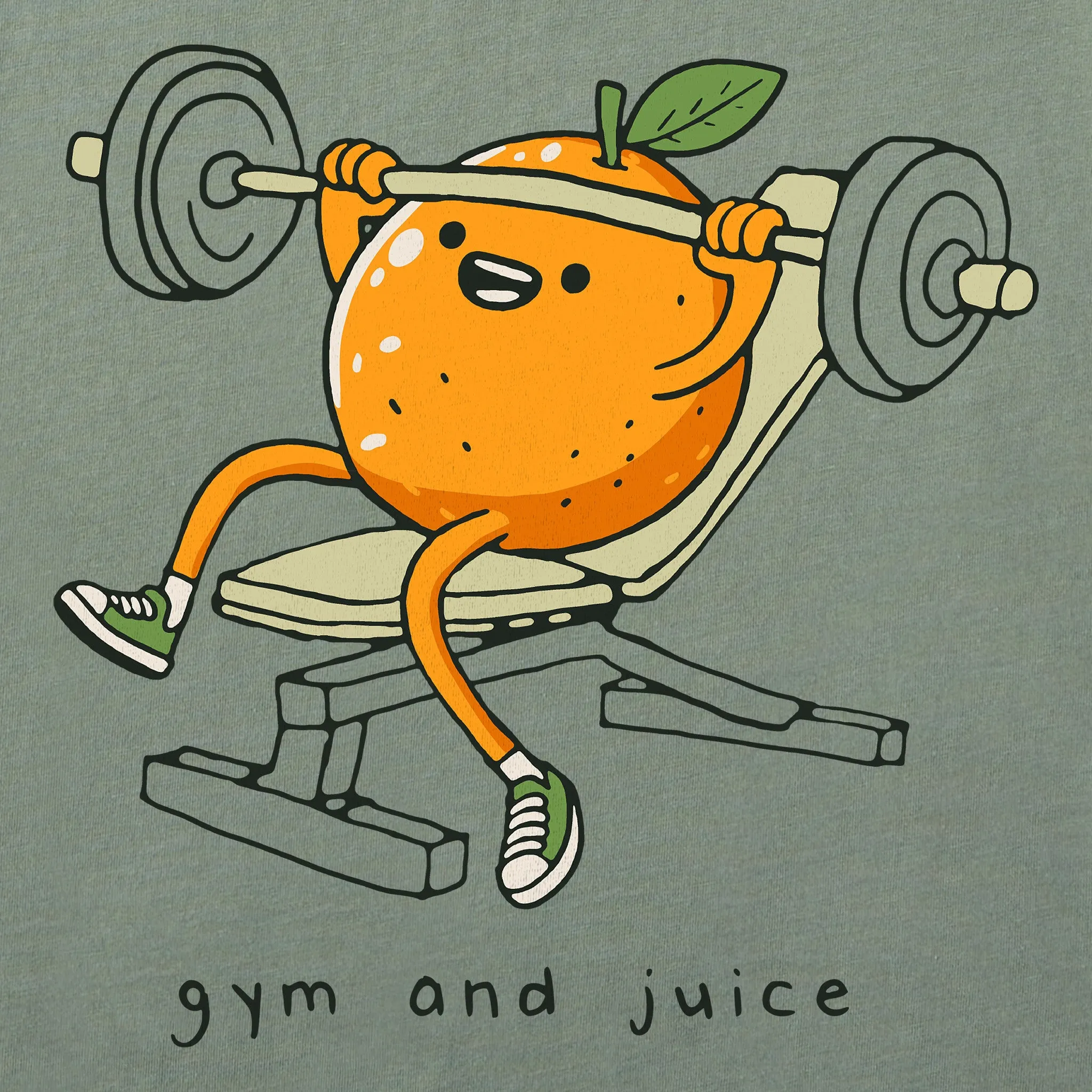 Women's Gym & Juice Short Sleeve Crusher Tee Life is Good