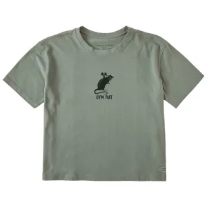 Women's Gym Rat Short Sleeve Crusher Boxy Tee Life is Good