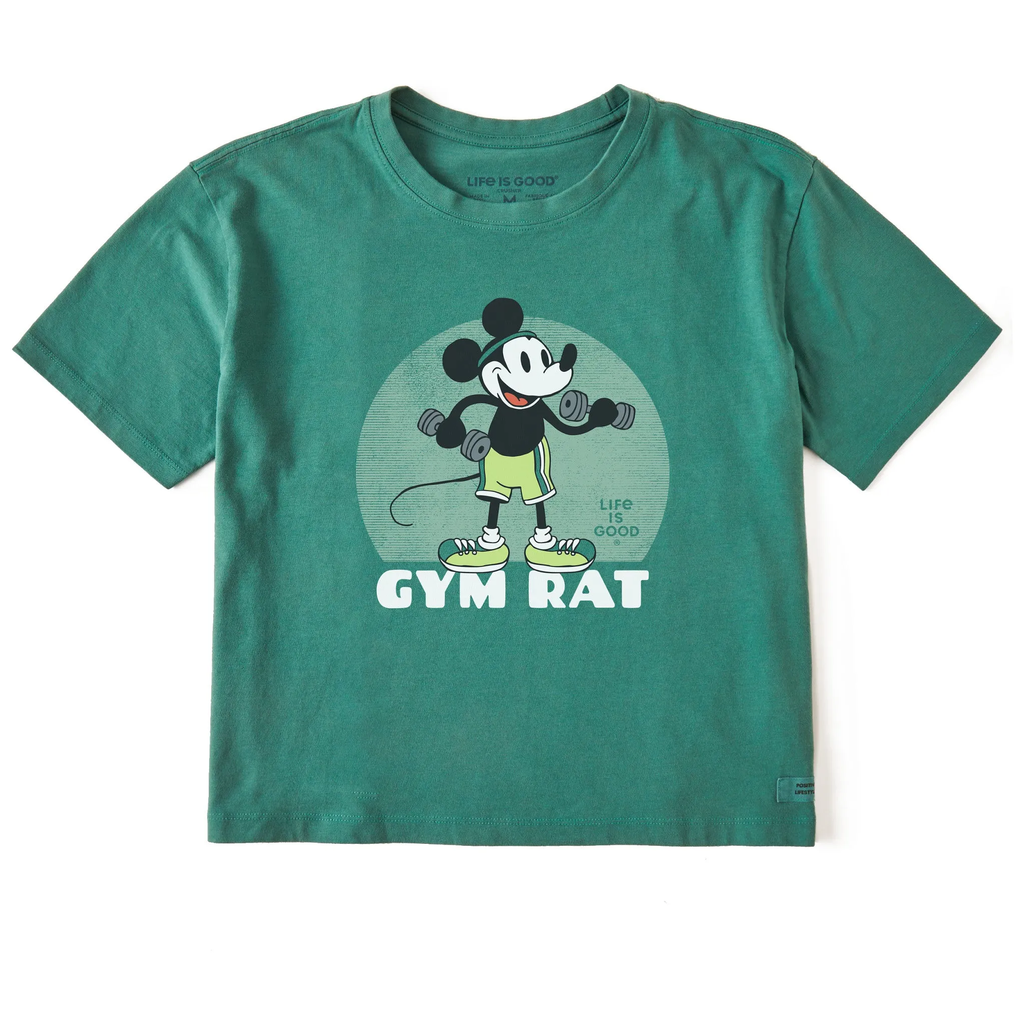 Women's Gym Rat Willie Short Sleeve Crusher Boxy Tee Life is Good