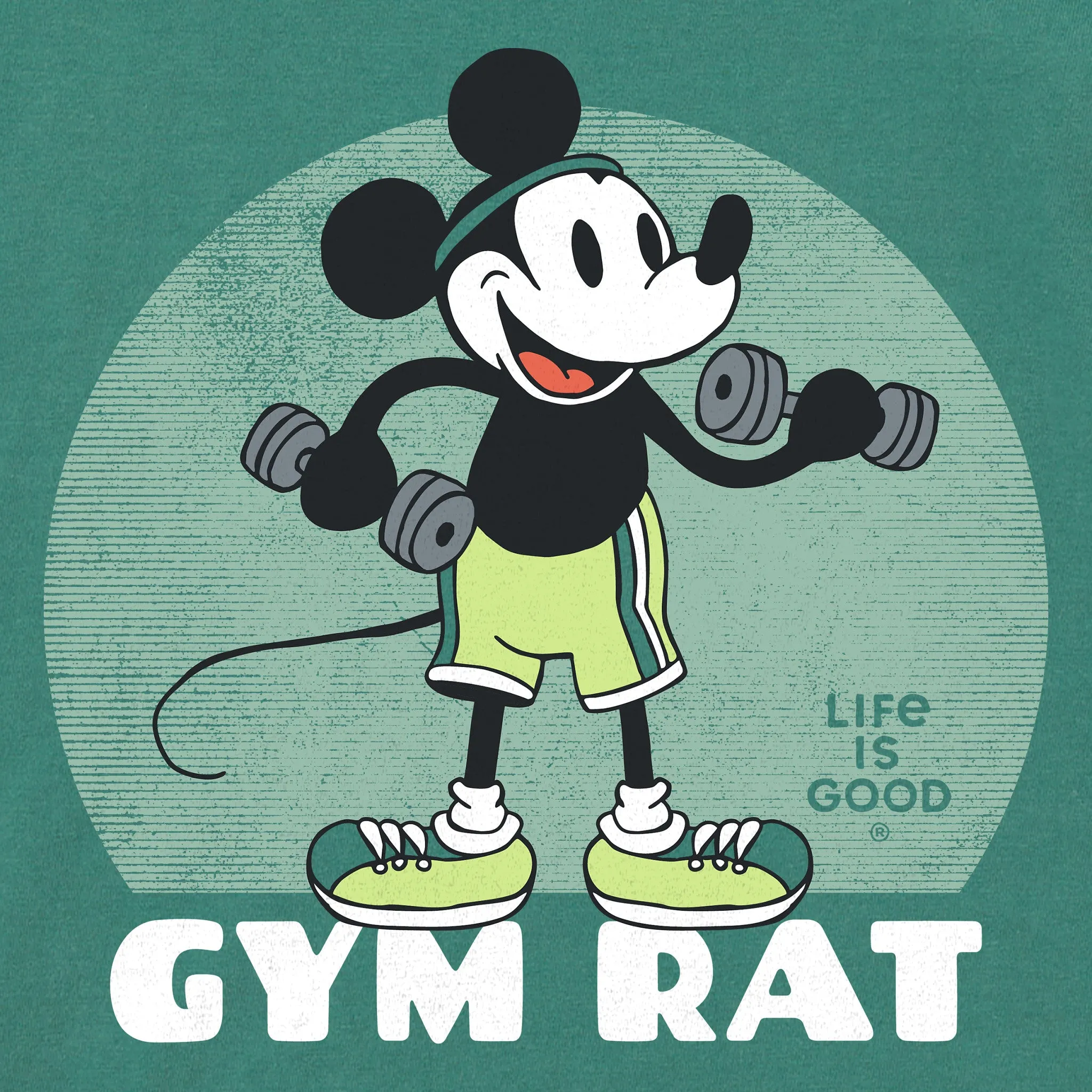 Women's Gym Rat Willie Short Sleeve Crusher Boxy Tee Life is Good