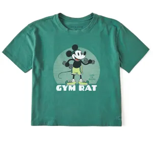 Women's Gym Rat Willie Short Sleeve Crusher Boxy Tee Life is Good