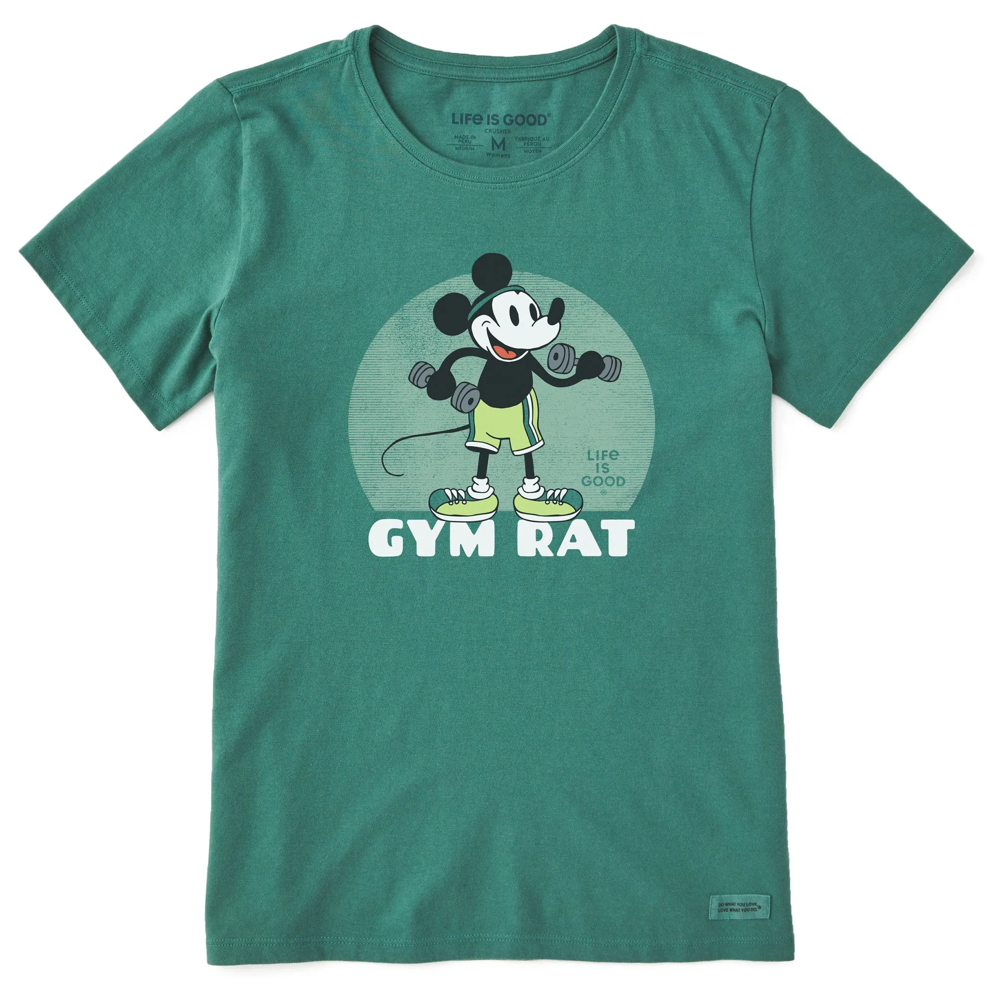 Women's Gym Rat Willie Short Sleeve Crusher Tee Life is Good