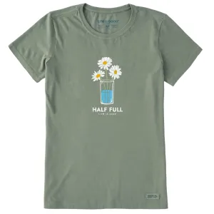 Women's Half Full Daisy Trio Short Sleeve Crusher Tee Life is Good