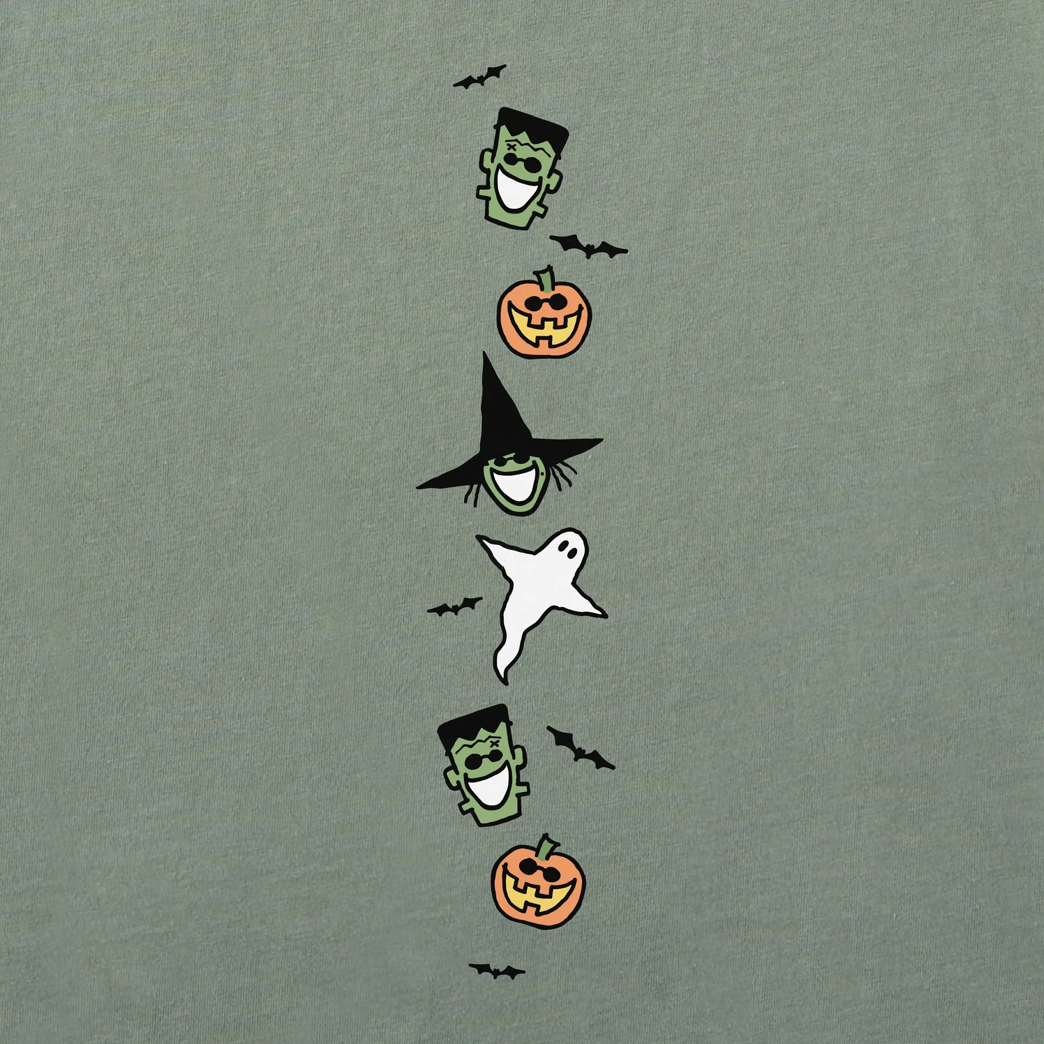 Women's Halloween Long Sleeve Crusher Boxy Tee Life is Good
