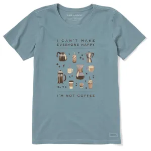 Women's Happy Coffee Short Sleeve Crusher-LITE Tee Life is Good