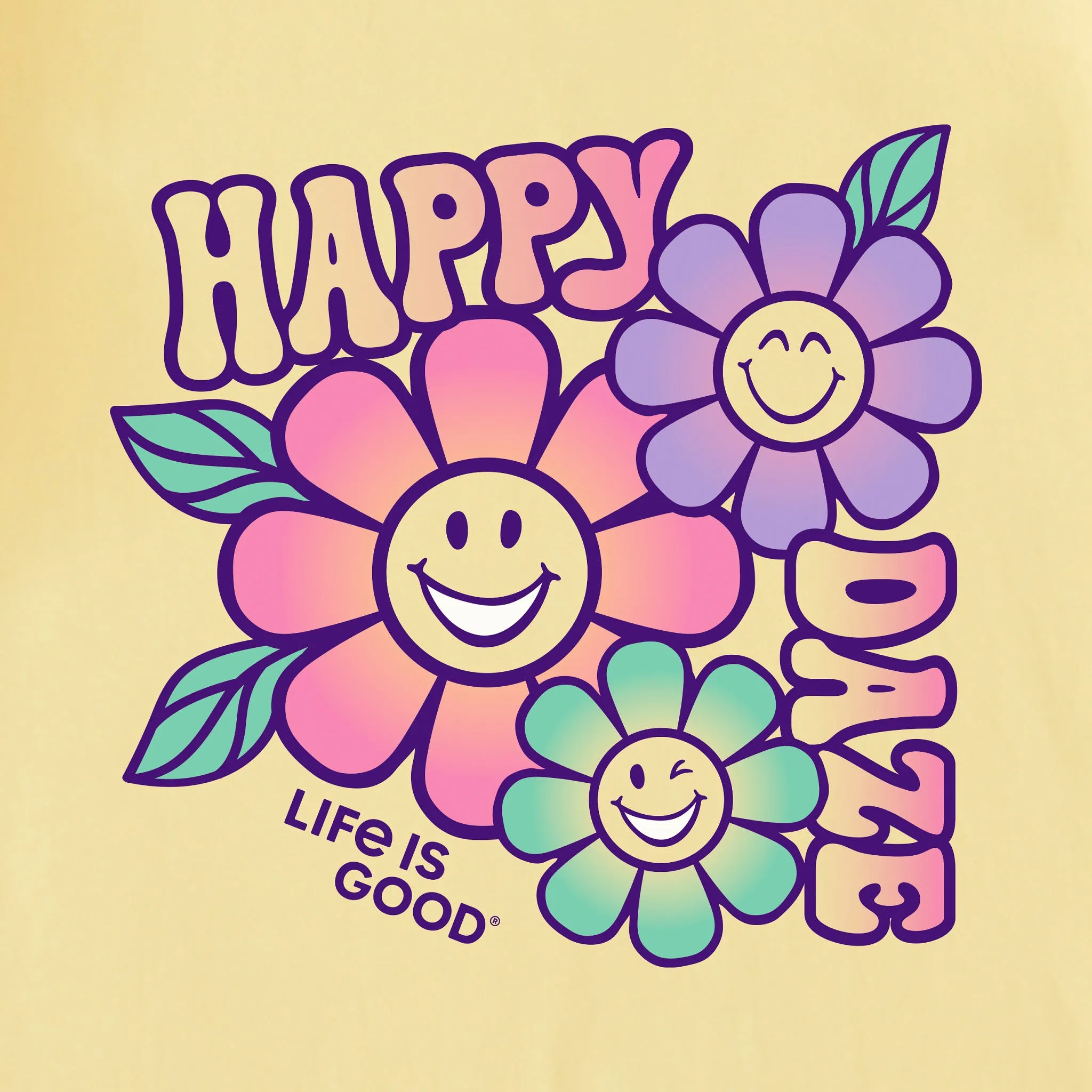 Women's Happy Daze Short Sleeve Crusher Tee Life is Good