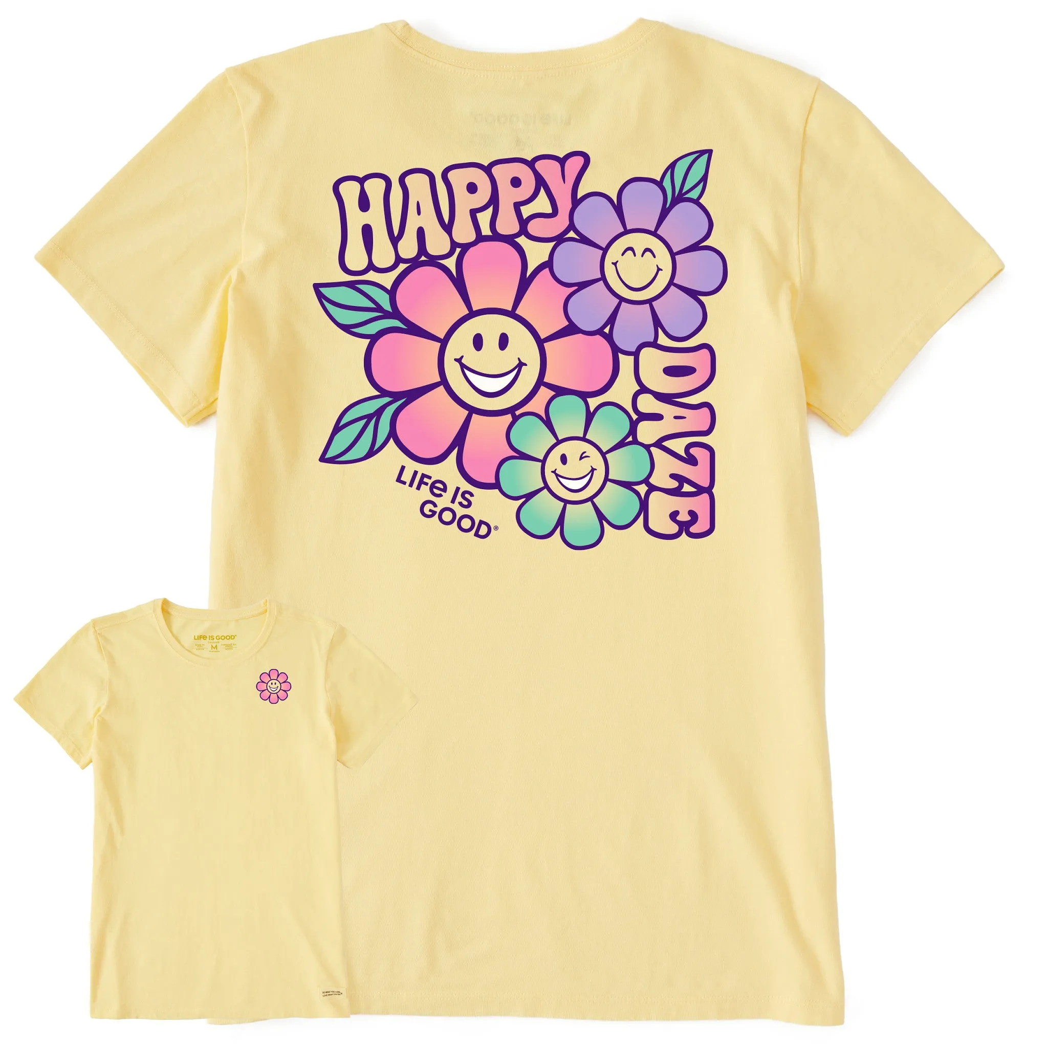 Women's Happy Daze Short Sleeve Crusher Tee Life is Good