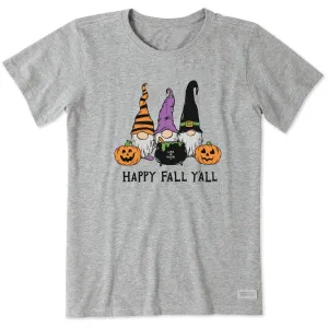 Women's Happy Fall Y'all Short Sleeve Crusher Tee Life is Good
