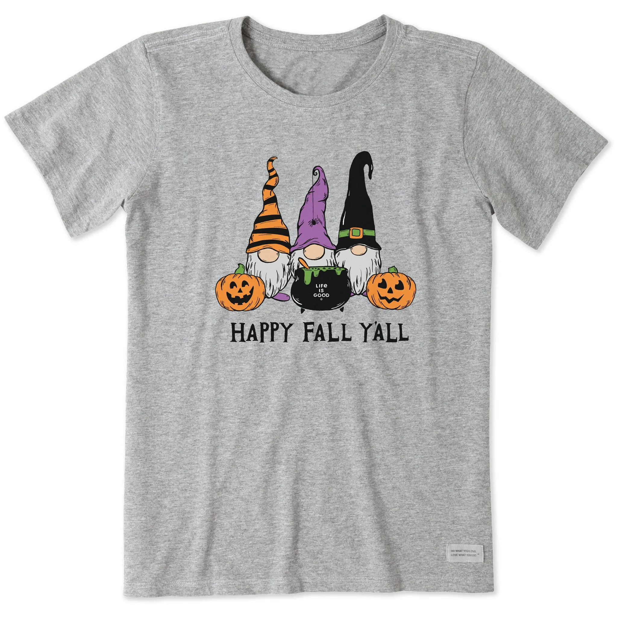 Women's Happy Fall Y'all Short Sleeve Crusher Tee Life is Good