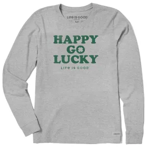 Women's Happy Go Lucky Irish Long Sleeve Crusher Tee Life is Good