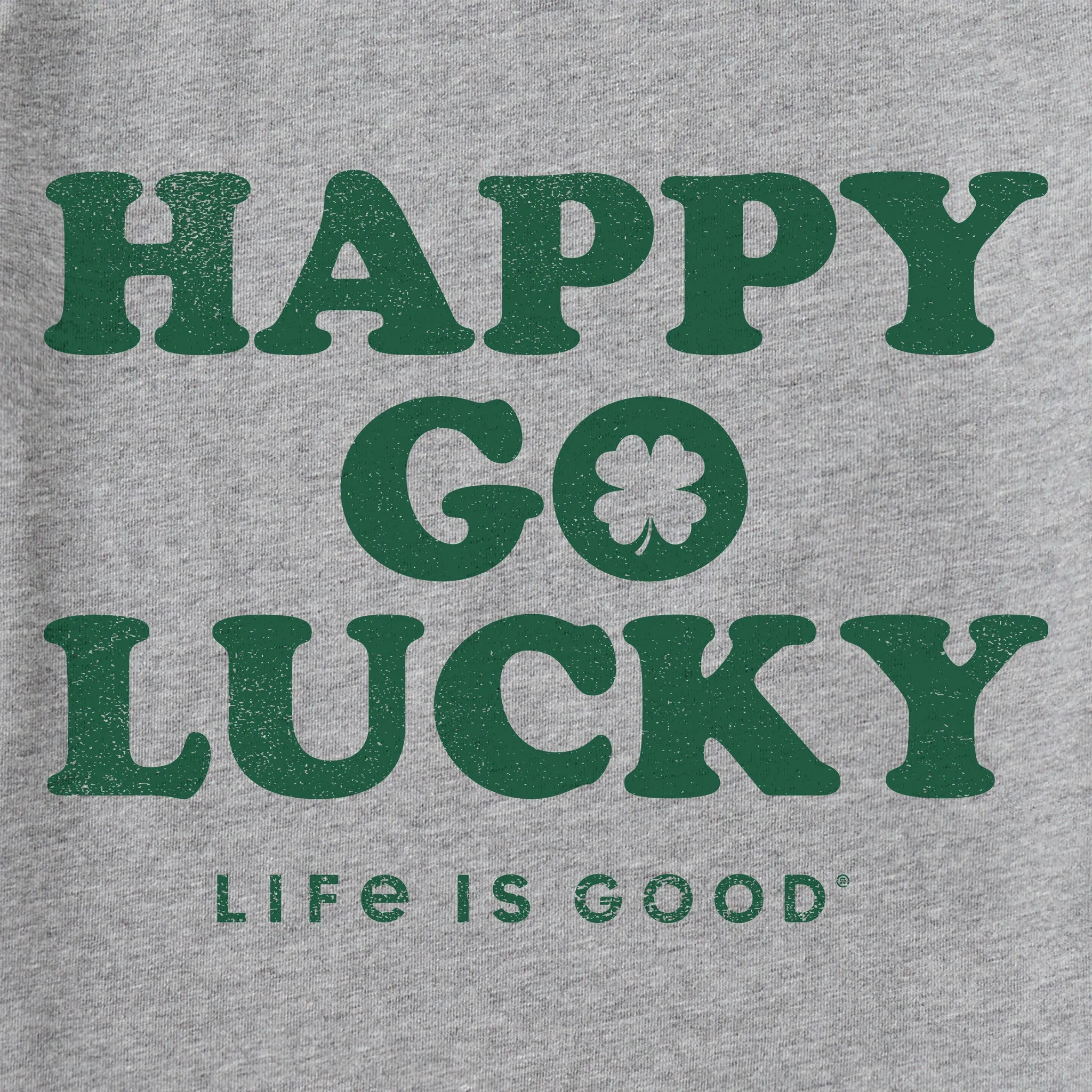 Women's Happy Go Lucky Irish Long Sleeve Crusher Tee Life is Good