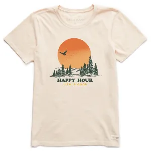 Women's Happy Hour Sunset Short Sleeve Crusher Tee Life is Good