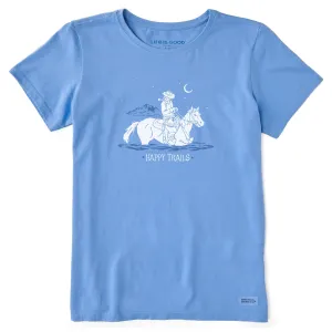 Women's Happy Trails Cowgirl Short Sleeve Tee Life is Good