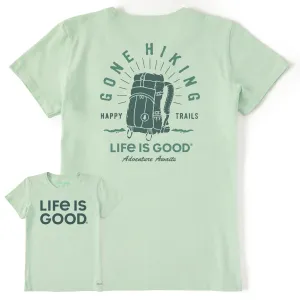 Women's Happy Trails Hiking Pack Short Sleeve Crusher Tee Life is Good