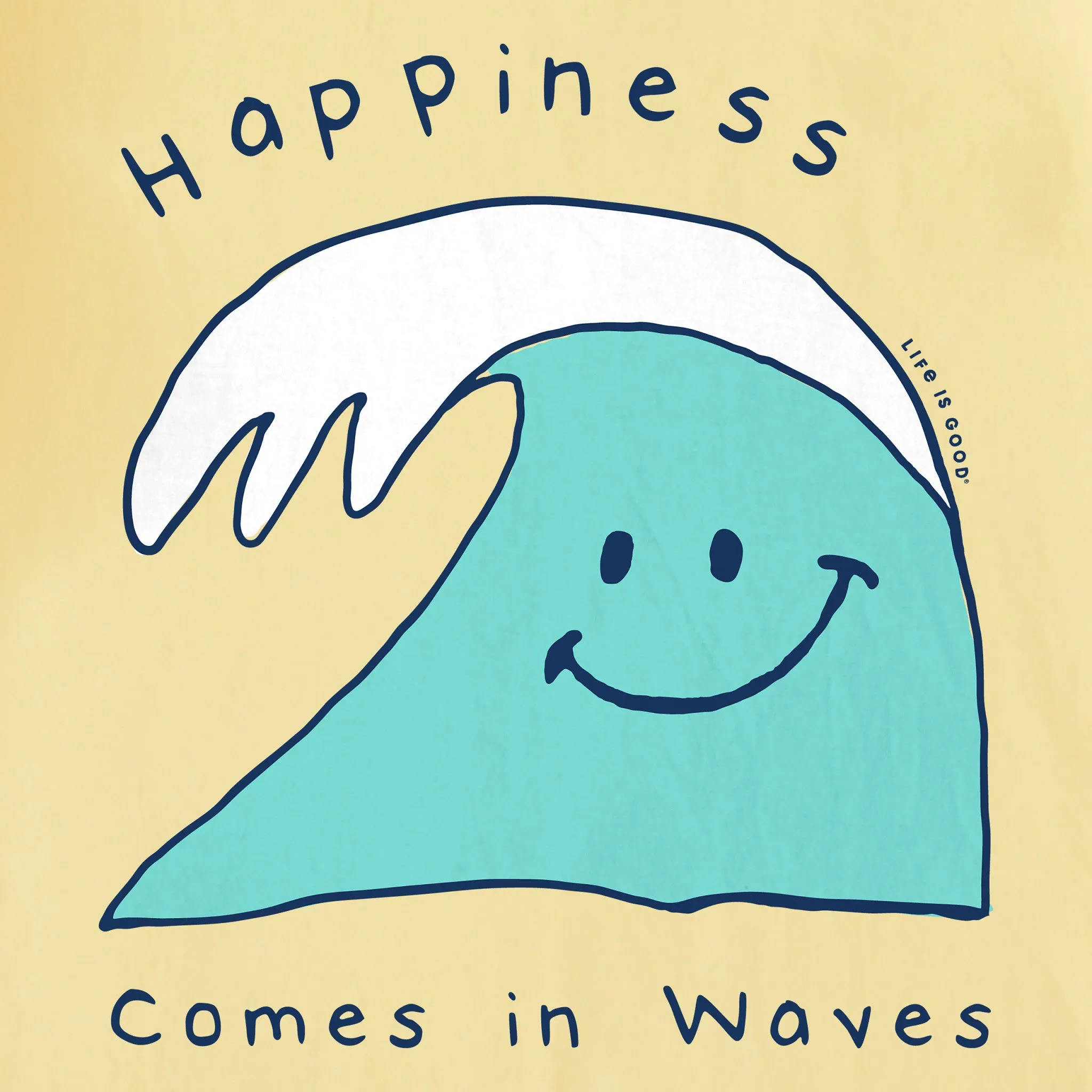 Women's Happy Wave Short Sleeve Tee Life is Good