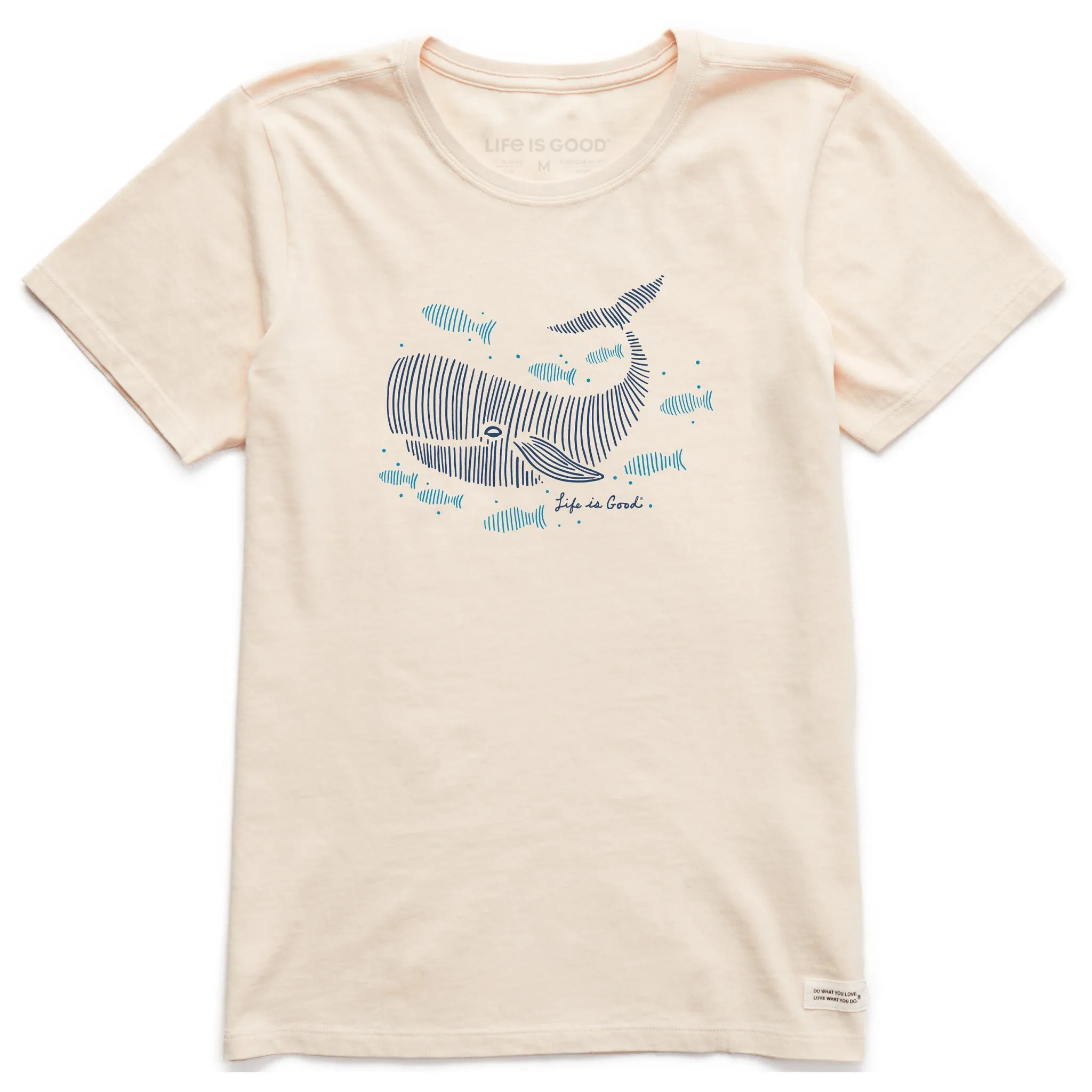Women's Happy Whale Short Sleeve Crusher Tee Life is Good