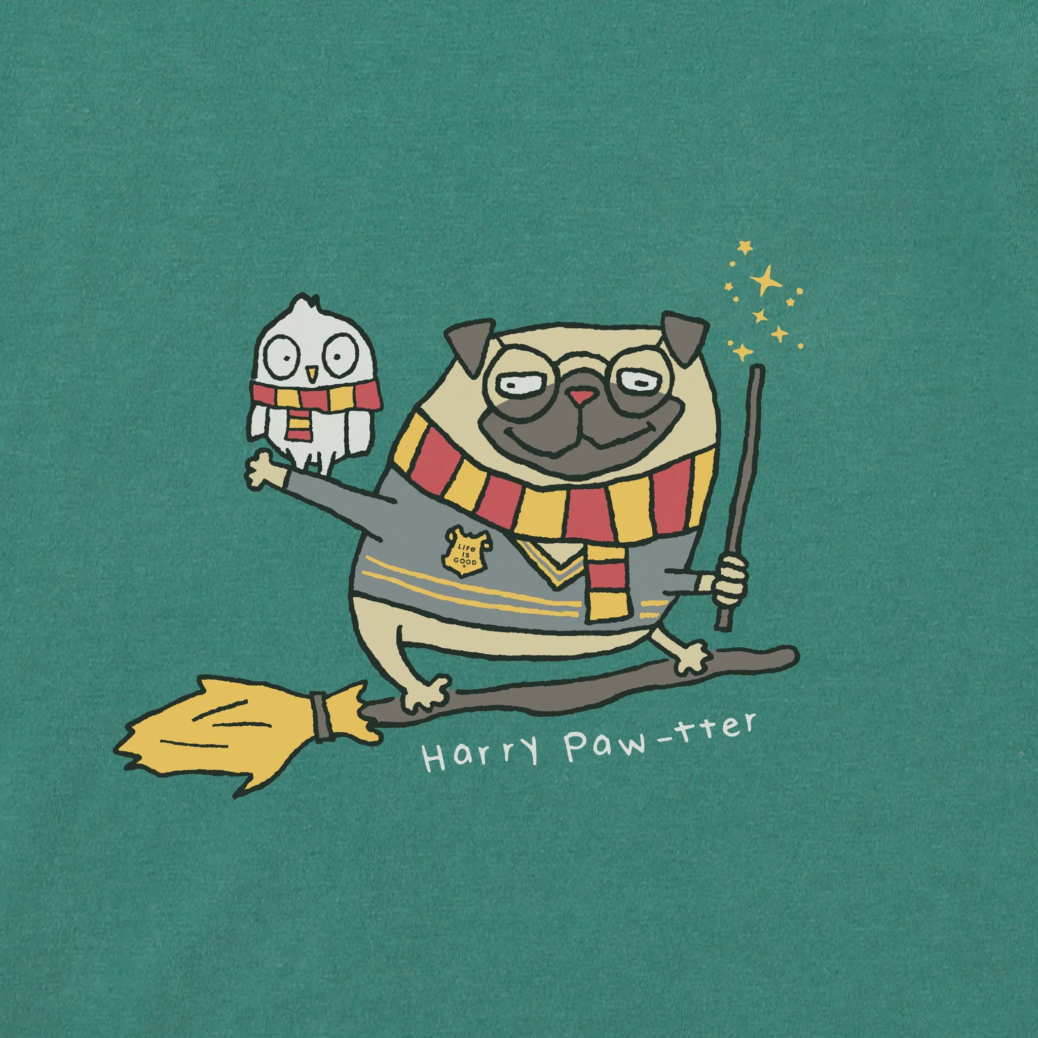 Women's Harry Paw-ter Short Sleeve Crusher Tee Life is Good