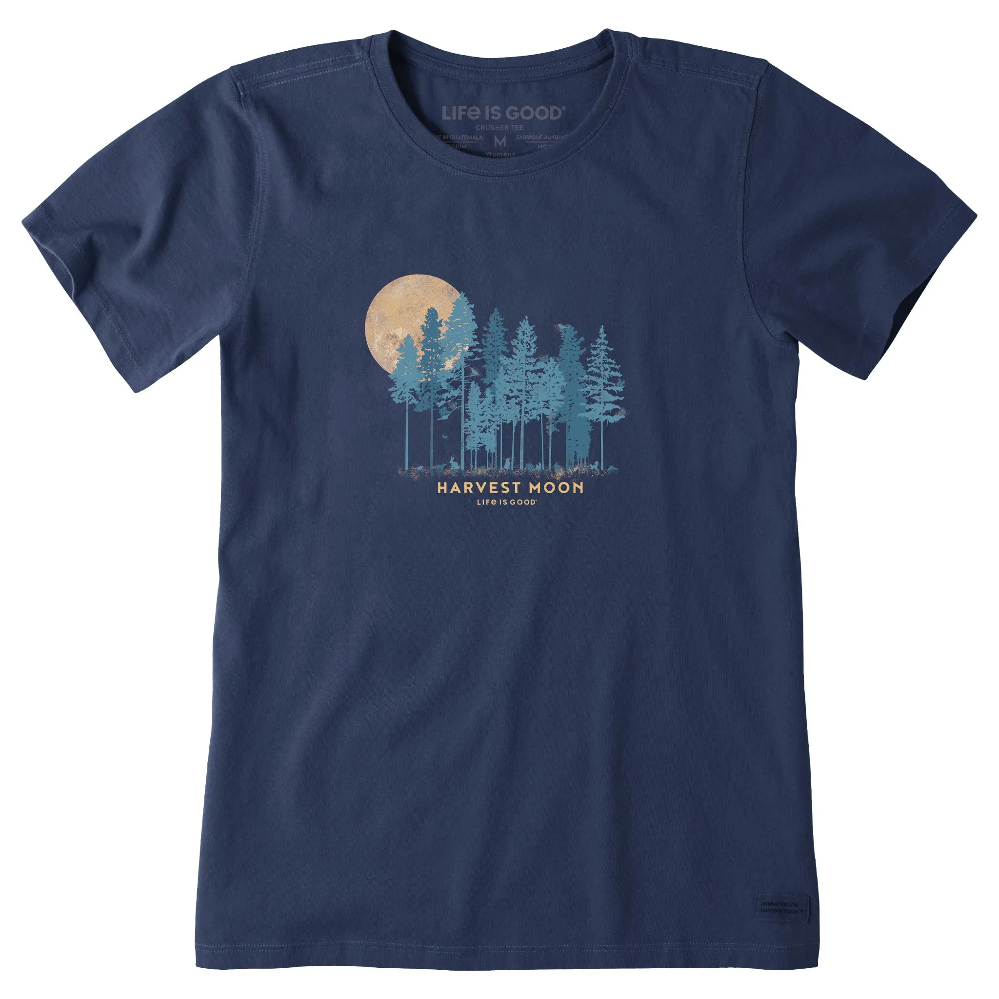 Women's Harvest Moon Short Sleeve Crusher Tee Life is Good