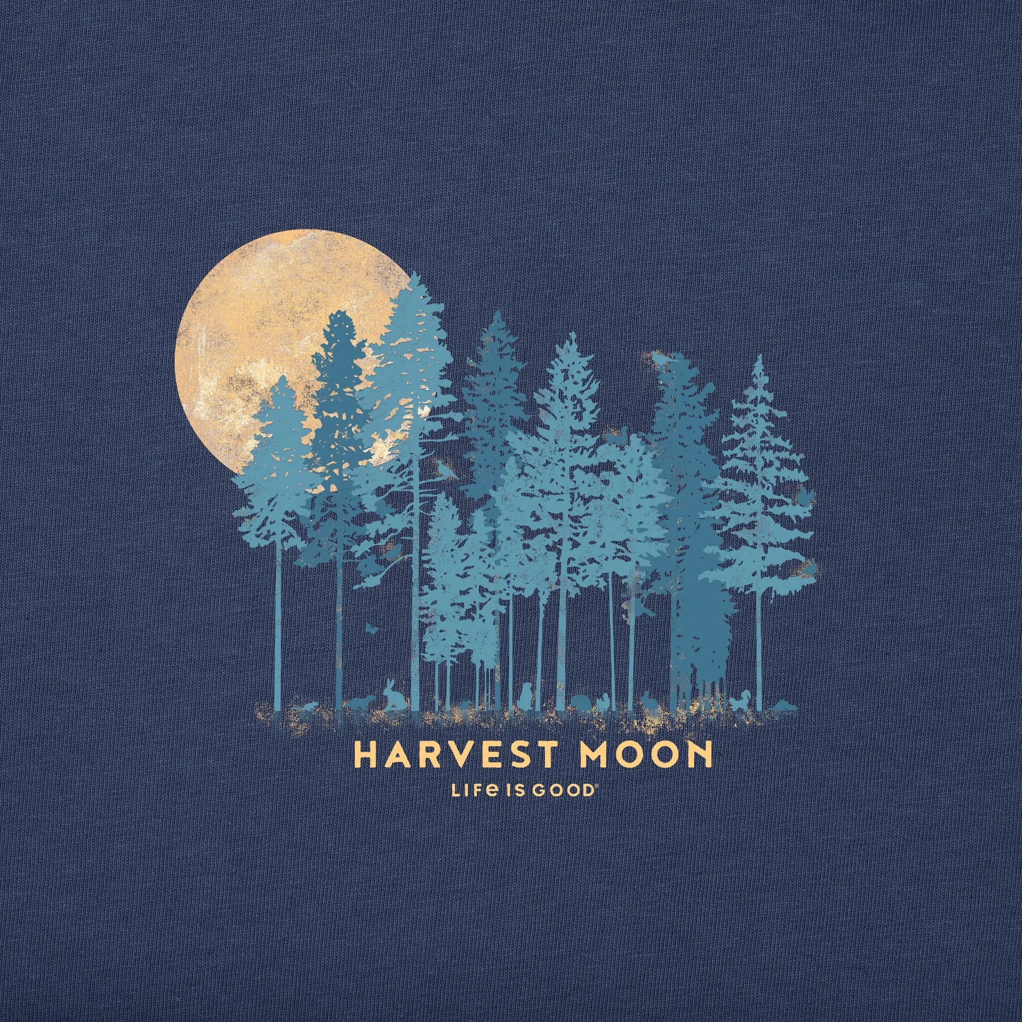 Women's Harvest Moon Short Sleeve Crusher Tee Life is Good