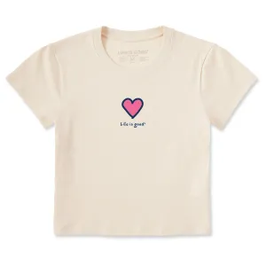 Women's Heart Crusher-LITE Shrunken Tee Life is Good