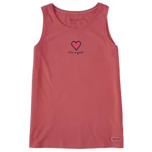 Women's Heart Crusher-LITE Tank Life is Good