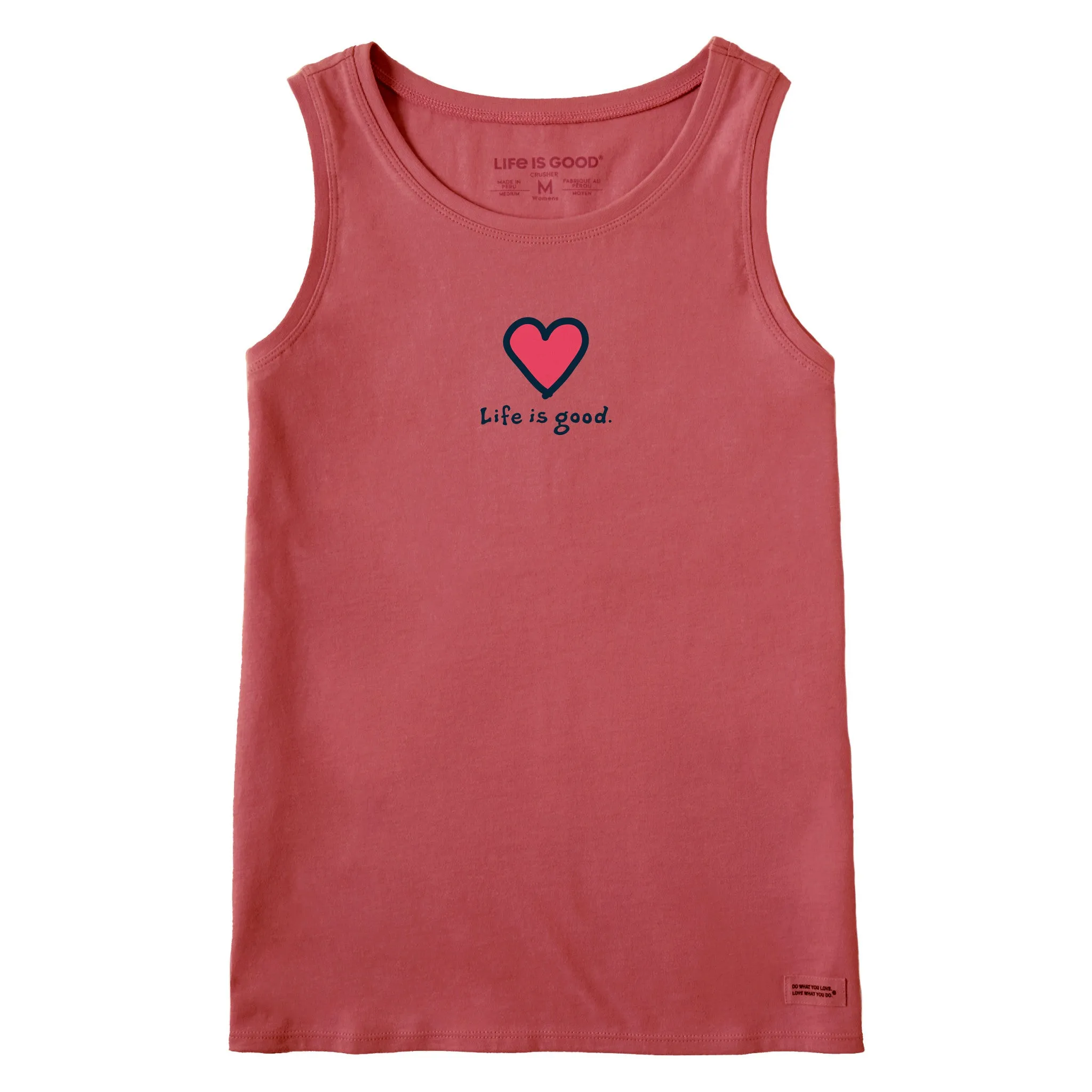 Women's Heart Crusher Tank Life is Good