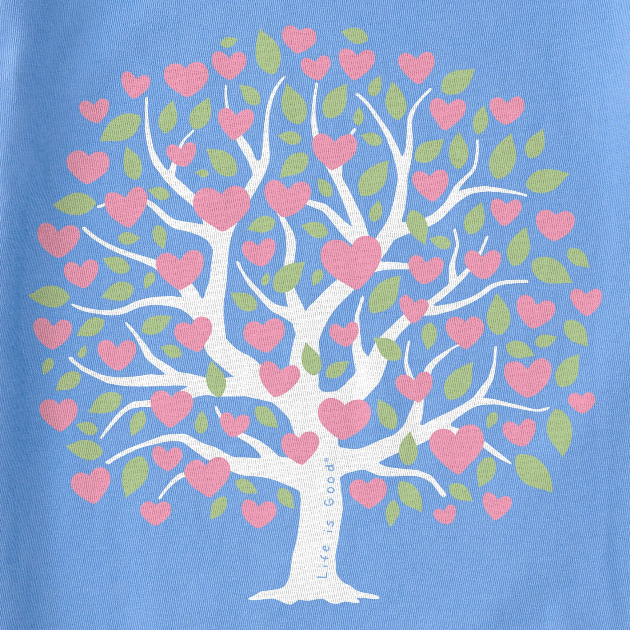 Women's Heart Tree Short Sleeve Tee Life is Good