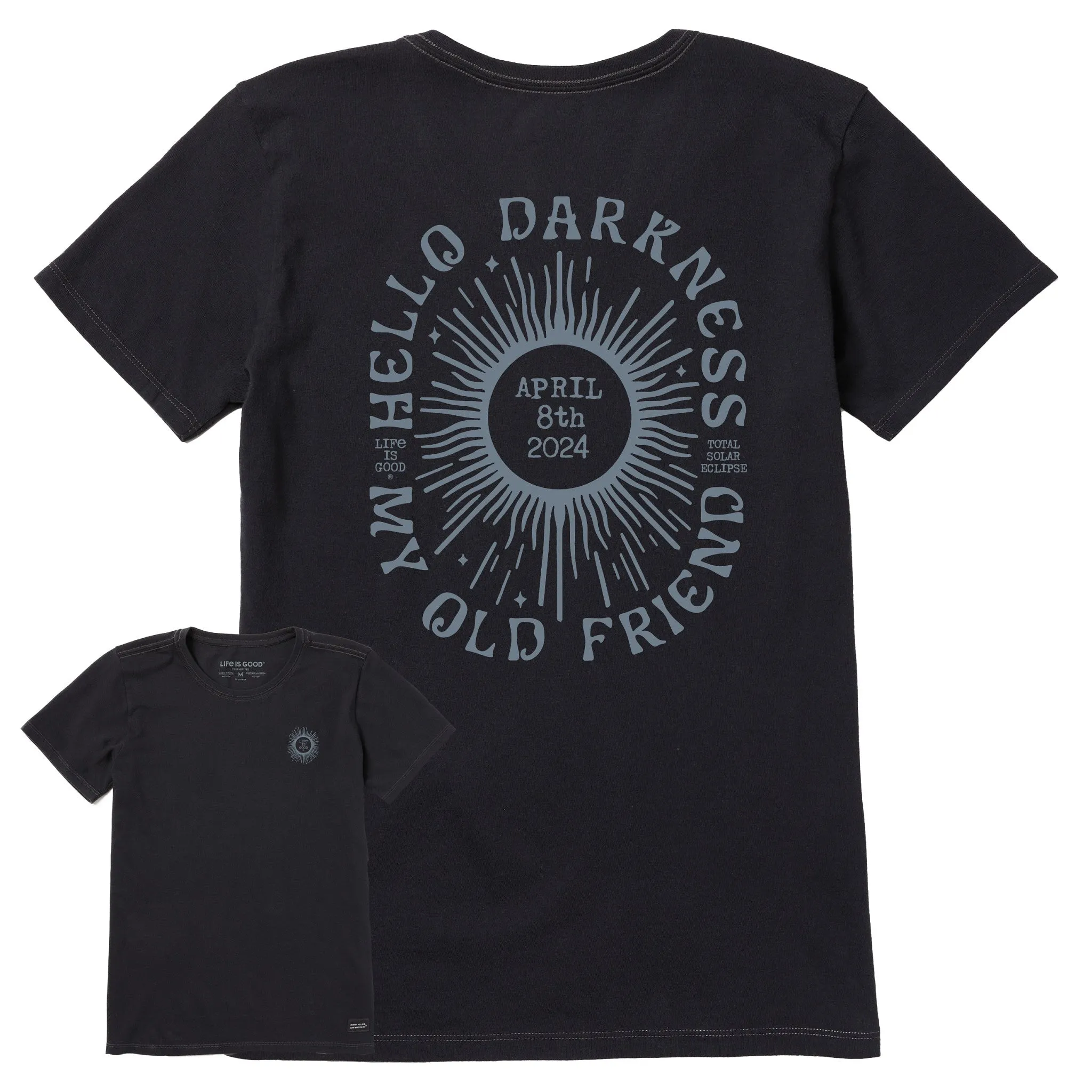 Women's Hello Darkness Sun Short Sleeve Crusher-LITE Tee Life is Good