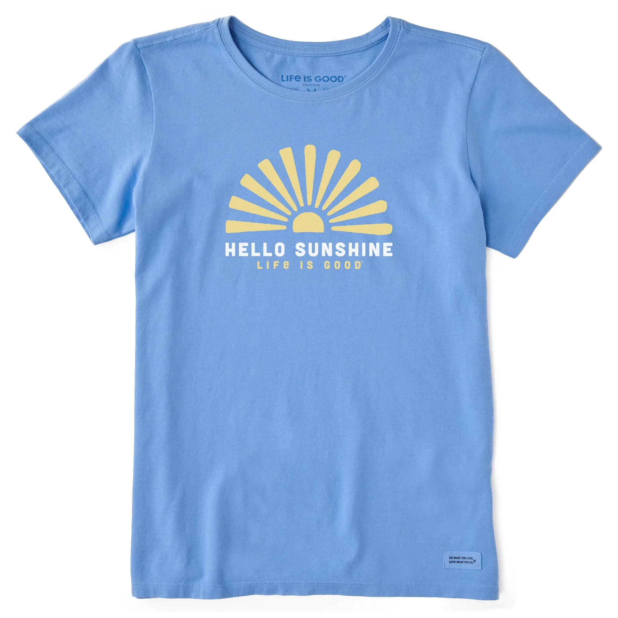 Women's Hello Sunshine Sun Short Sleeve Crusher Tee Life is Good